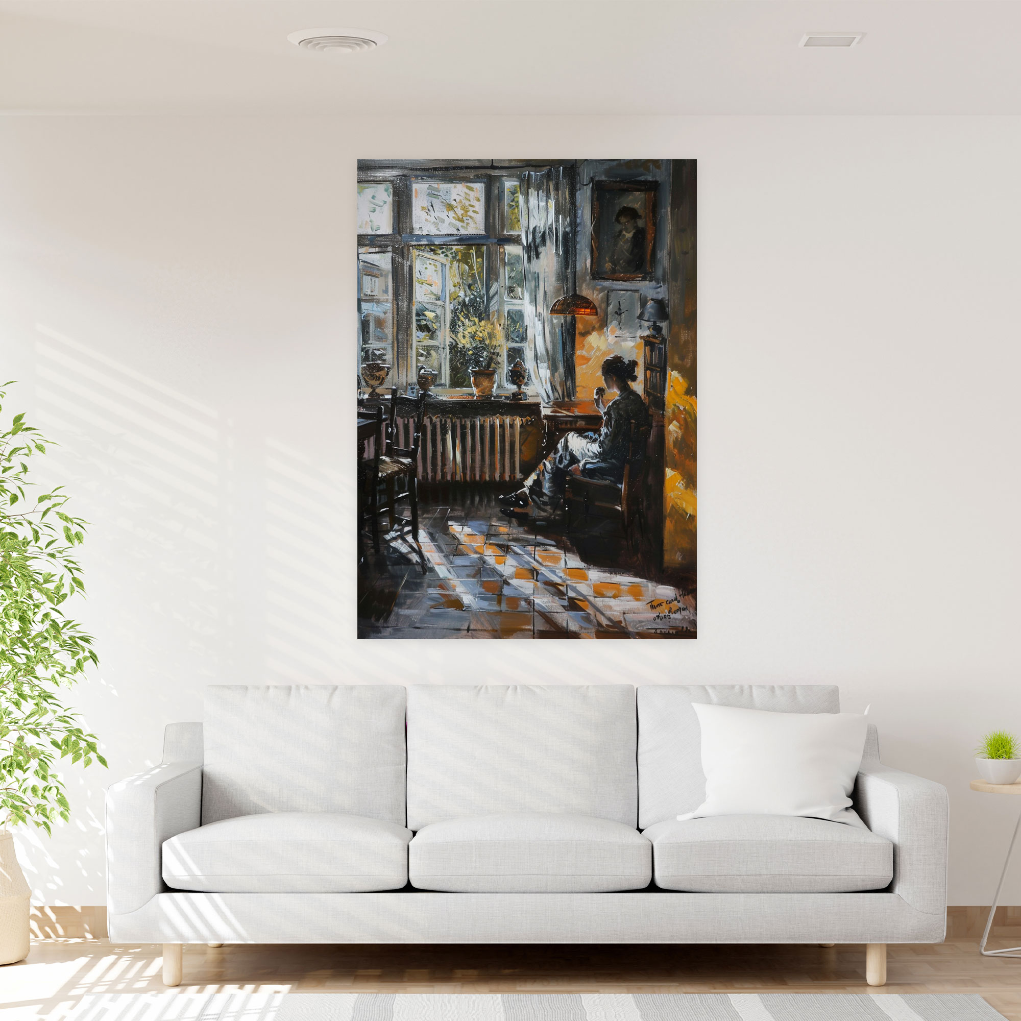Johannes Vermeer Kanvas Tablo Duvar Sanatı - Duvar Dekorasyonu Ev Dekorasyonu
