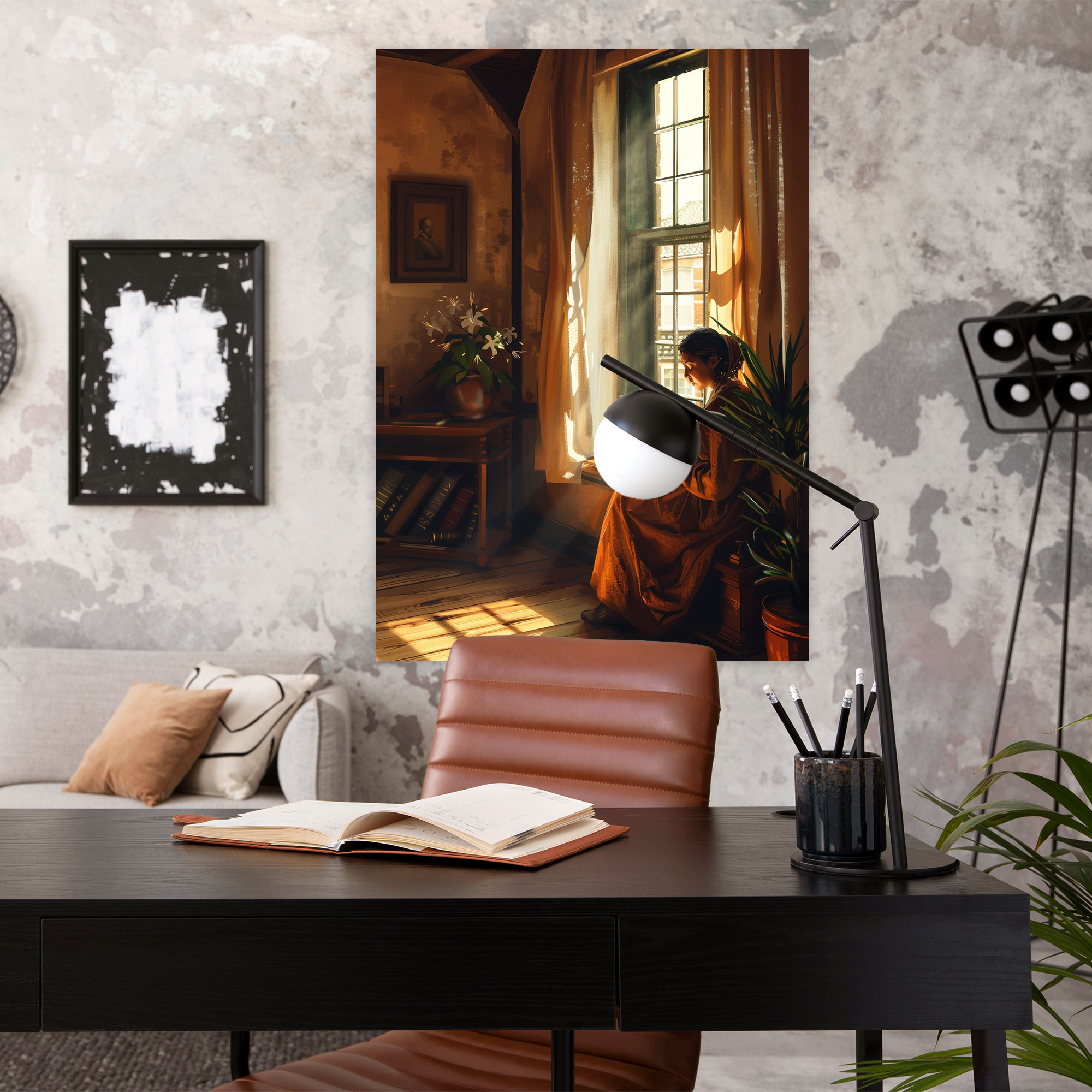 Johannes Vermeer Duvar Sanatı - Kanvas Tablo