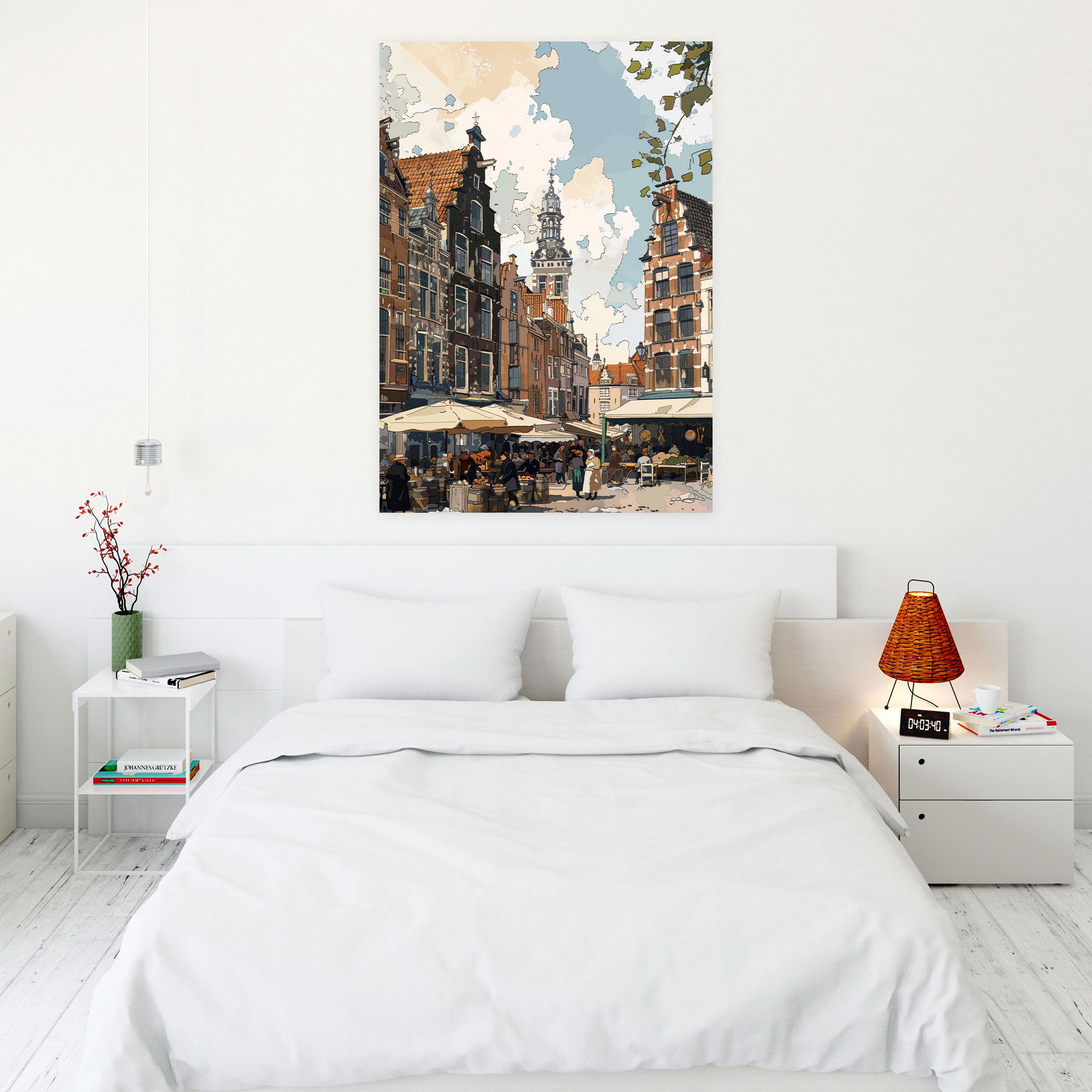 Johannes Vermeer Wall Decoration - Johannes Vermeer, Dutch Market Scene, Artistic Wall Art, Home Decoration