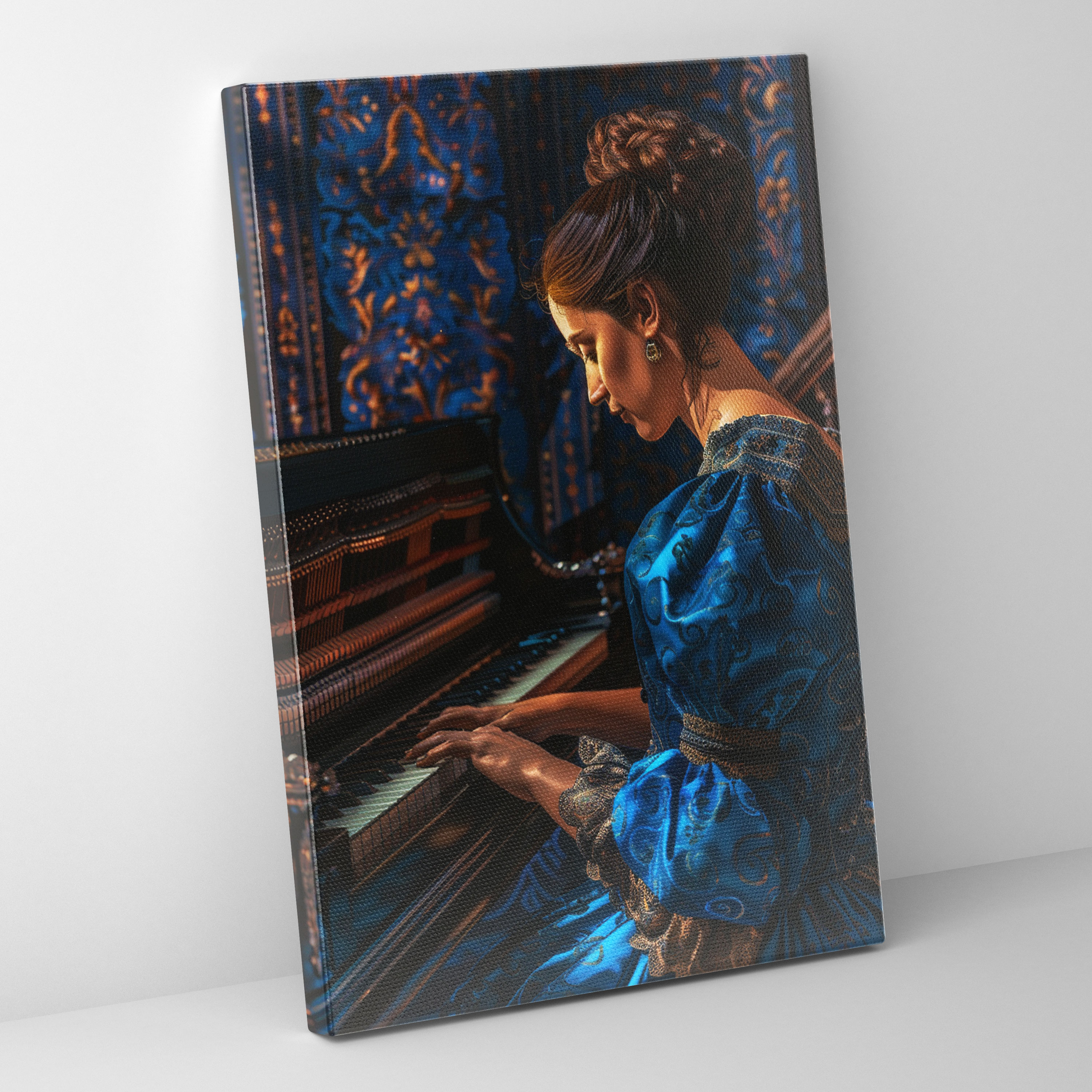 Johannes Vermeer Duvar Sanatı - Klasik Müzik Temalı Kanvas Tablo