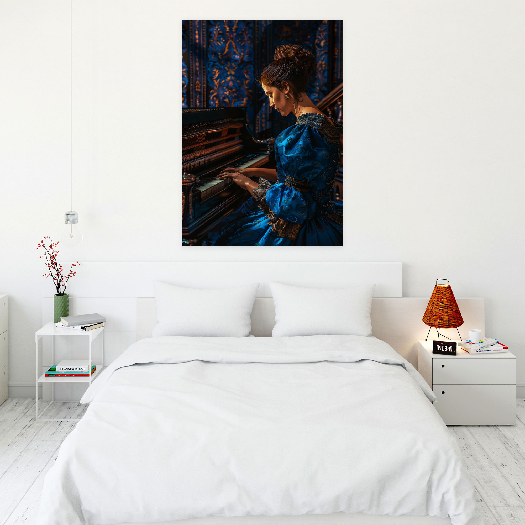 Johannes Vermeer Duvar Sanatı - Klasik Müzik Temalı Kanvas Tablo