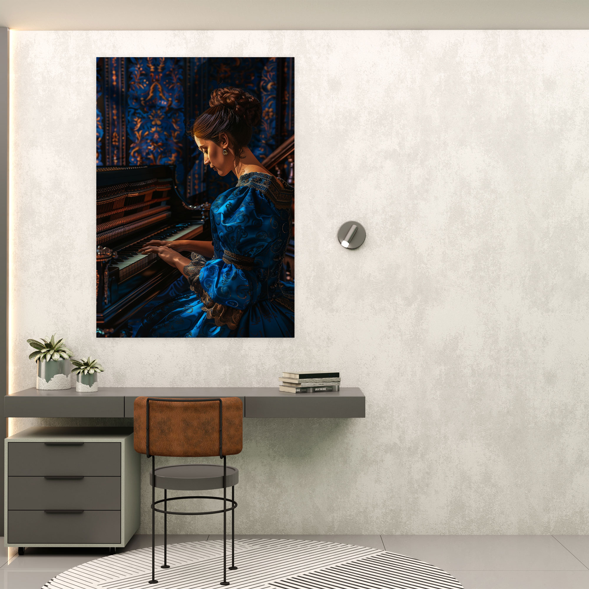 Johannes Vermeer Duvar Sanatı - Klasik Müzik Temalı Kanvas Tablo