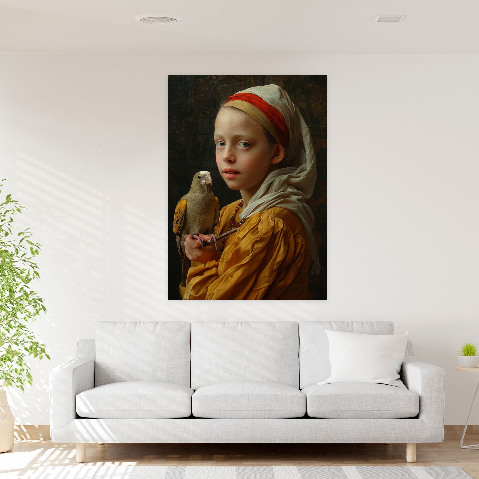 Johannes Vermeer Wall Art - Johannes Vermeer, Whimsical Wall Decoration, Wall Art, Johannes Vermeer