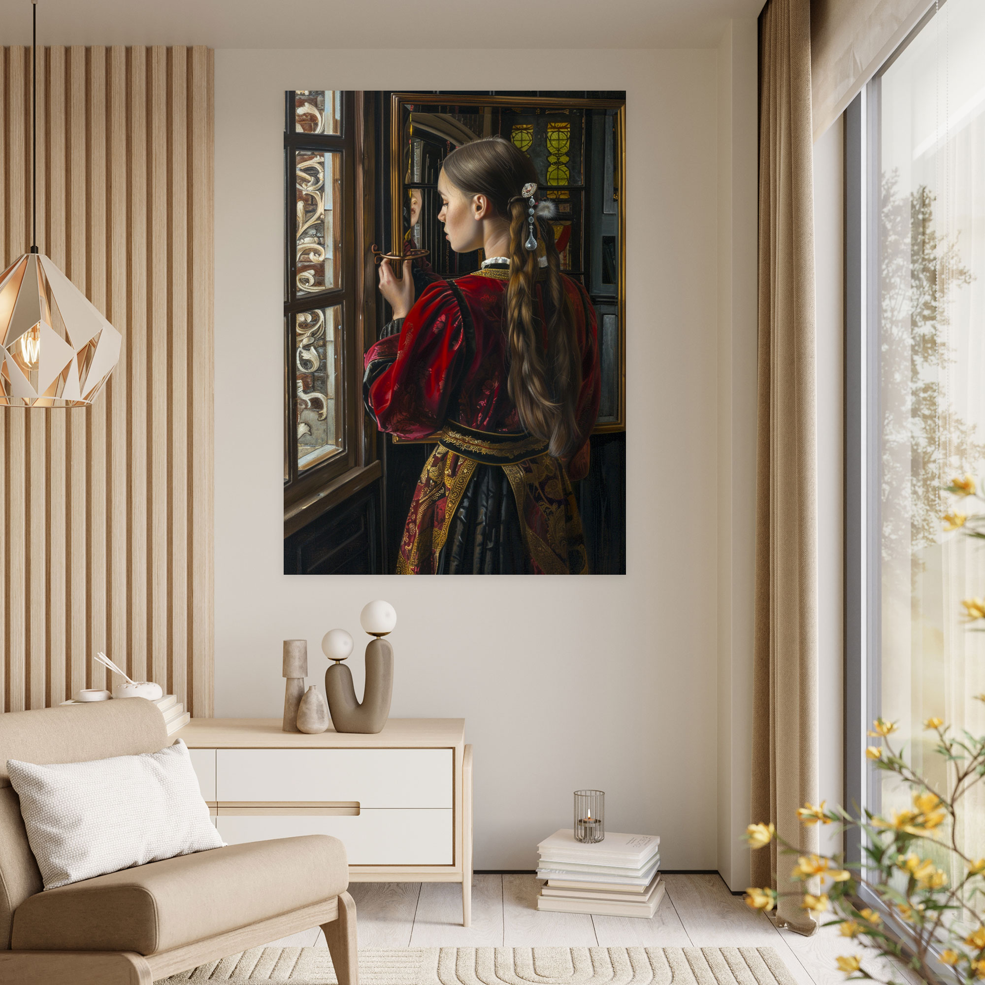 Johannes Vermeer Wall Art - Johannes Vermeer, Wall Art, Canvas Wall Art, Home Decoration