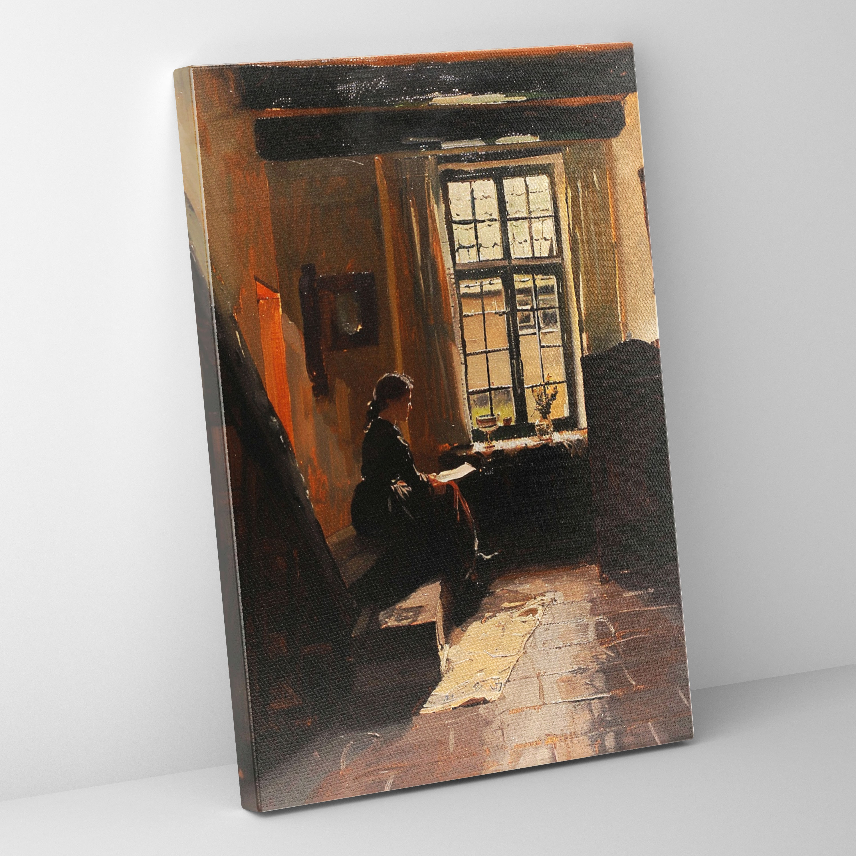 Johannes Vermeer Kanvas Tablo - Duvar Sanatı ve Ev Dekorasyonu