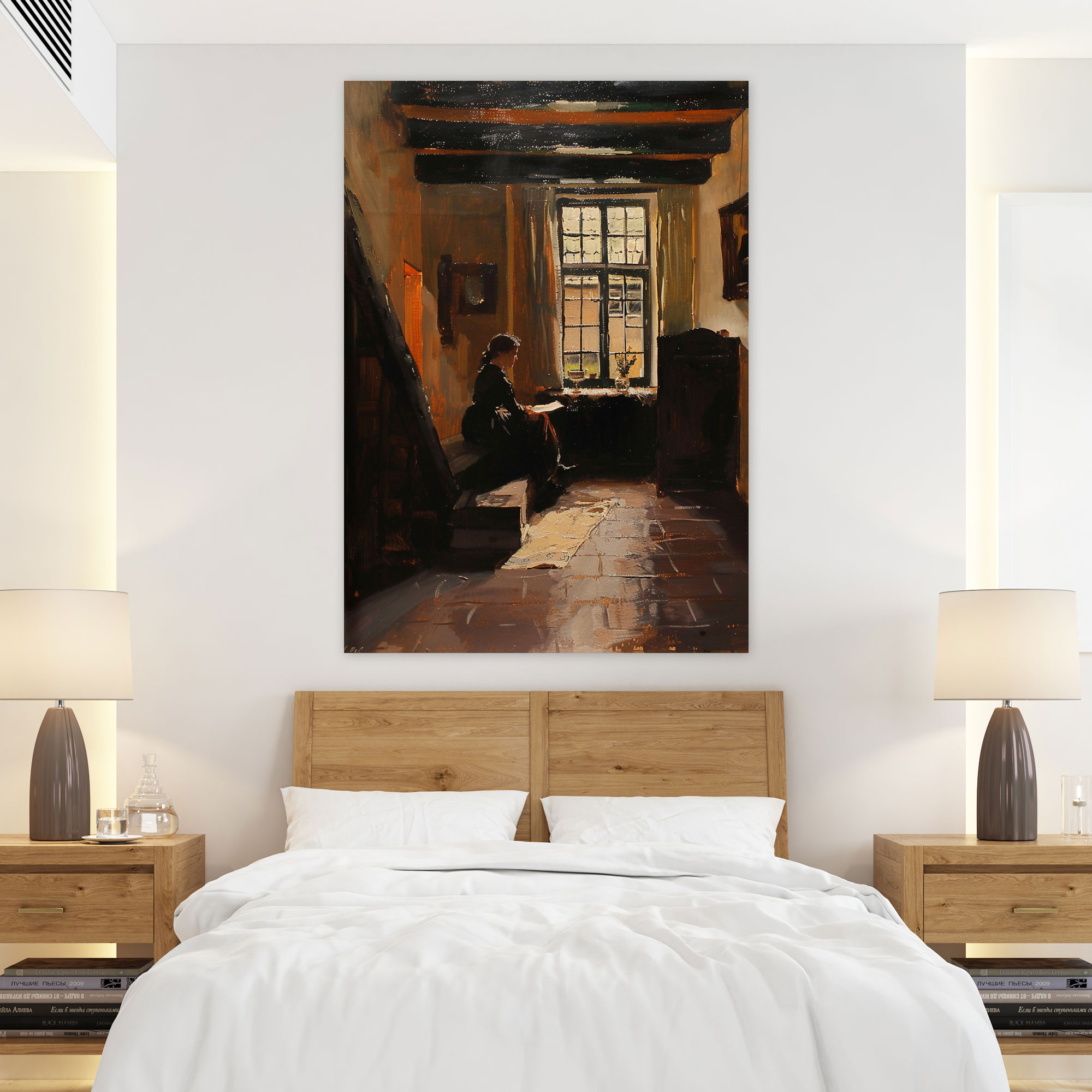 Johannes Vermeer Kanvas Tablo - Duvar Sanatı ve Ev Dekorasyonu