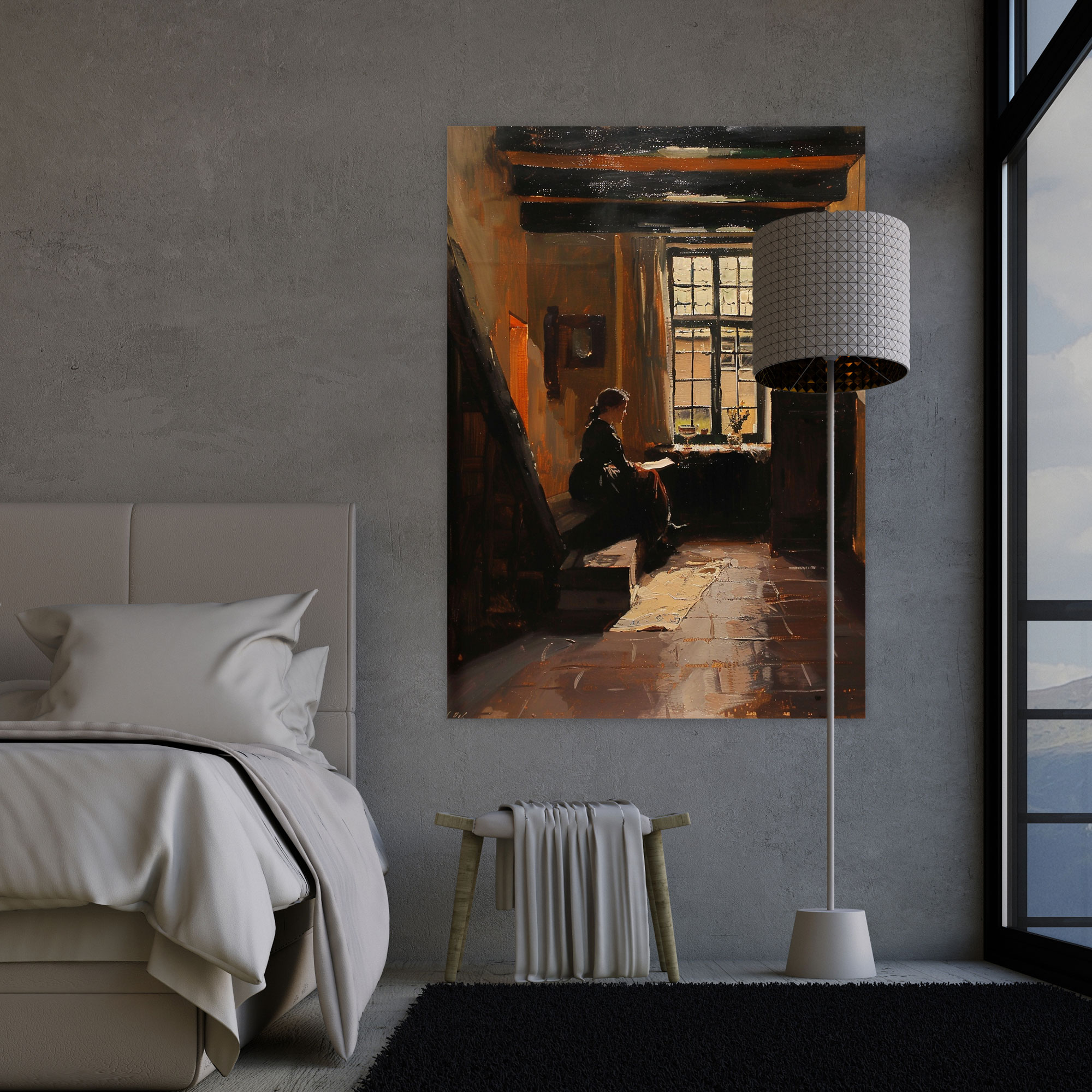 Johannes Vermeer Kanvas Tablo - Duvar Sanatı ve Ev Dekorasyonu