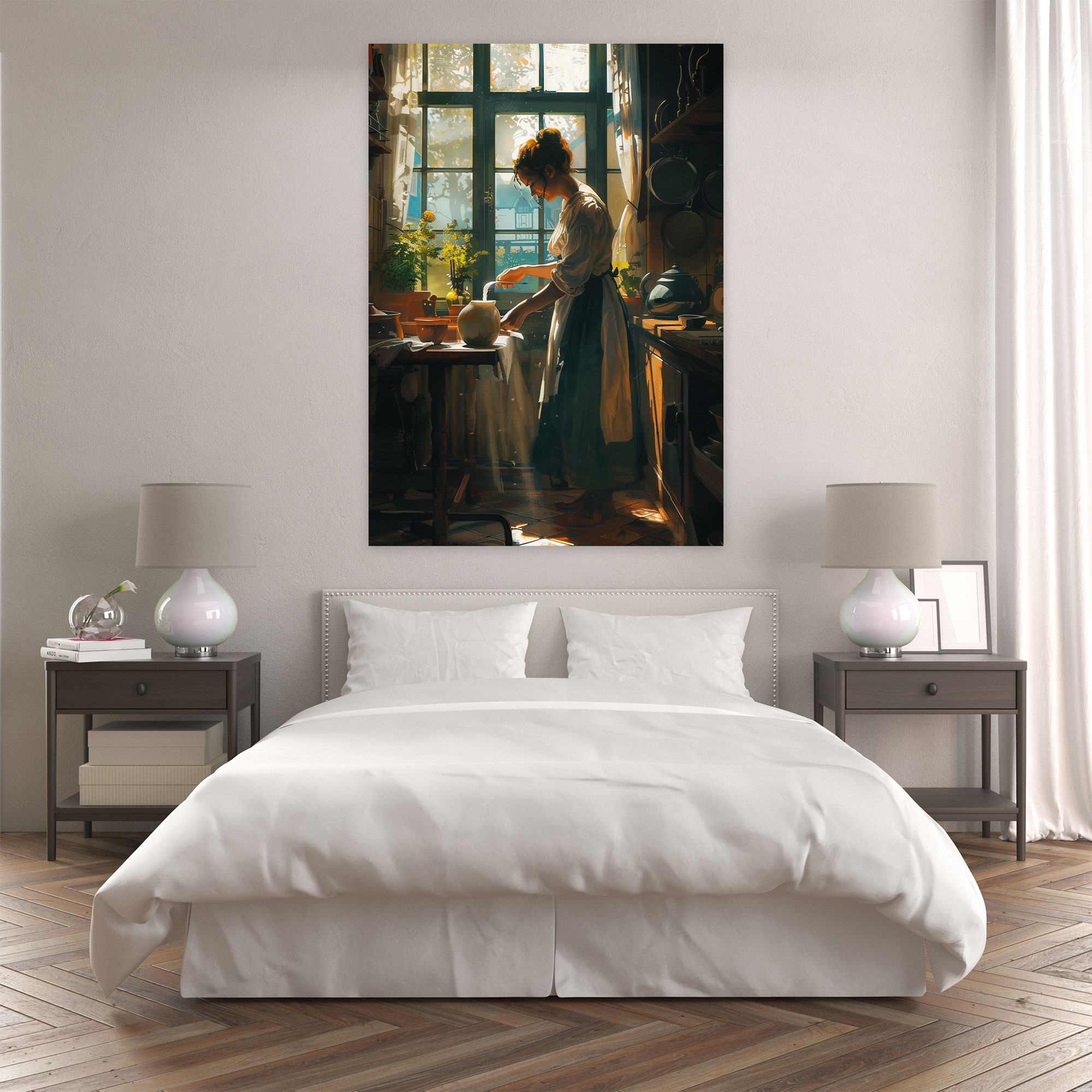Johannes Vermeer Kanvas Tablo - Johannes Vermeer ile özdeşleşen bir eser