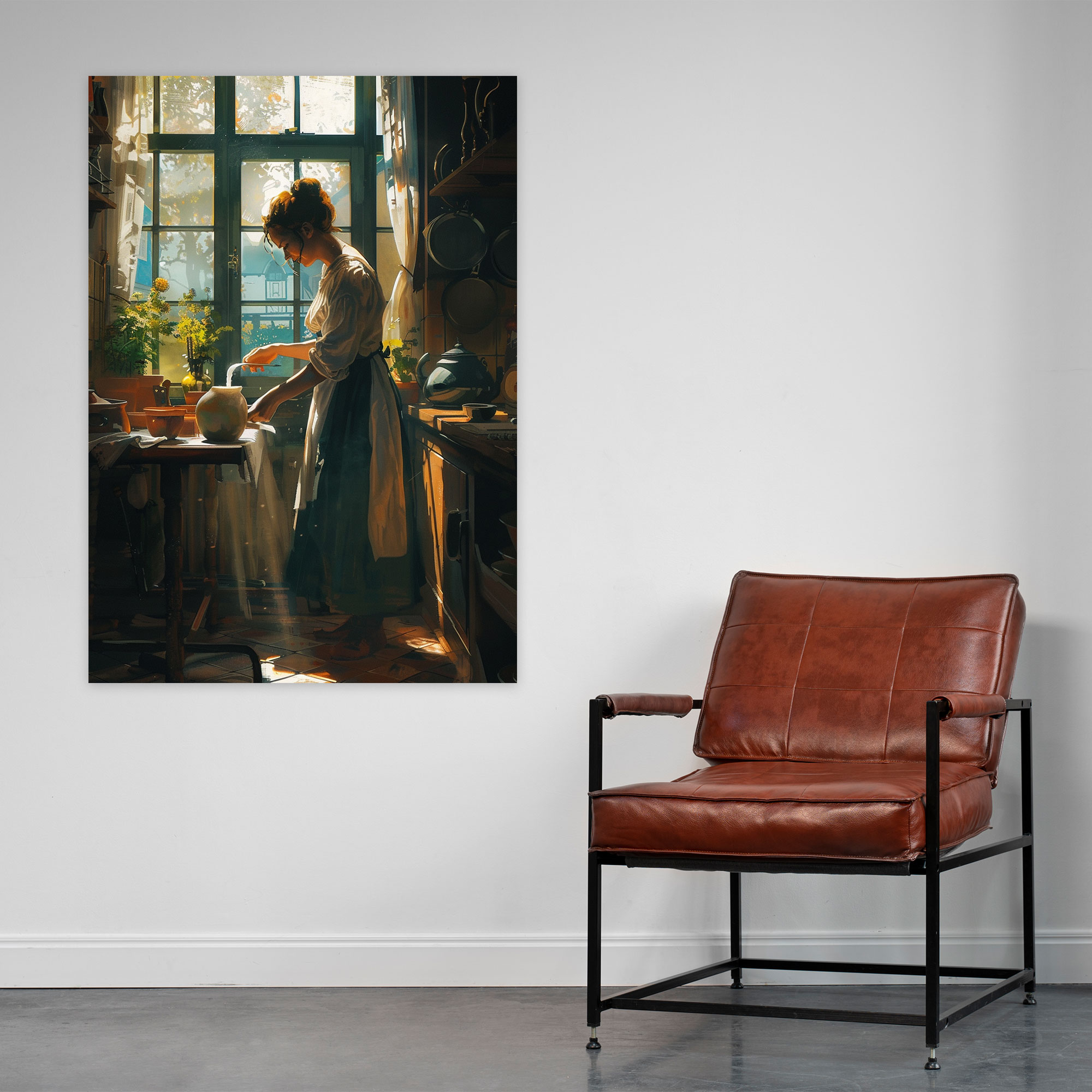 Johannes Vermeer Kanvas Tablo - Johannes Vermeer ile özdeşleşen bir eser