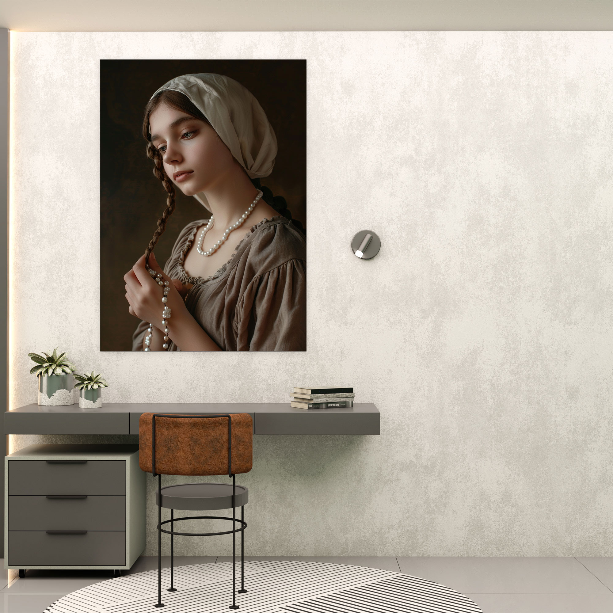 Johannes Vermeer Duvar Sanatı - Kanvas Tablo Duvar Dekorasyonu