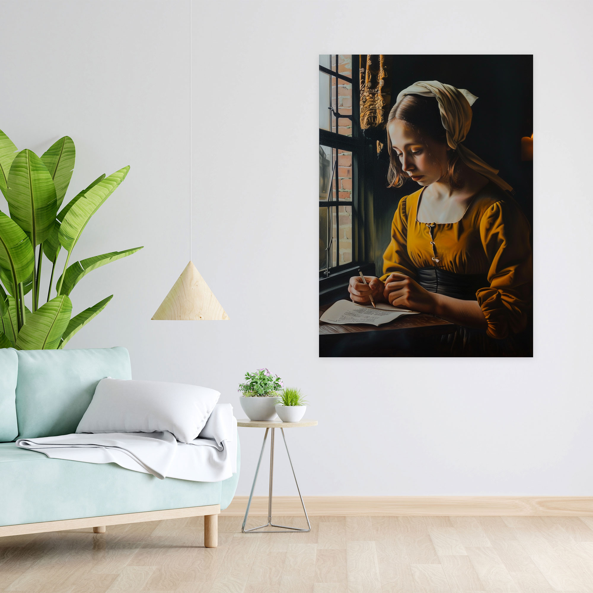Johannes Vermeer Kanvas Tablo - Johannes Vermeer Kanvas Ev Dekorasyonu