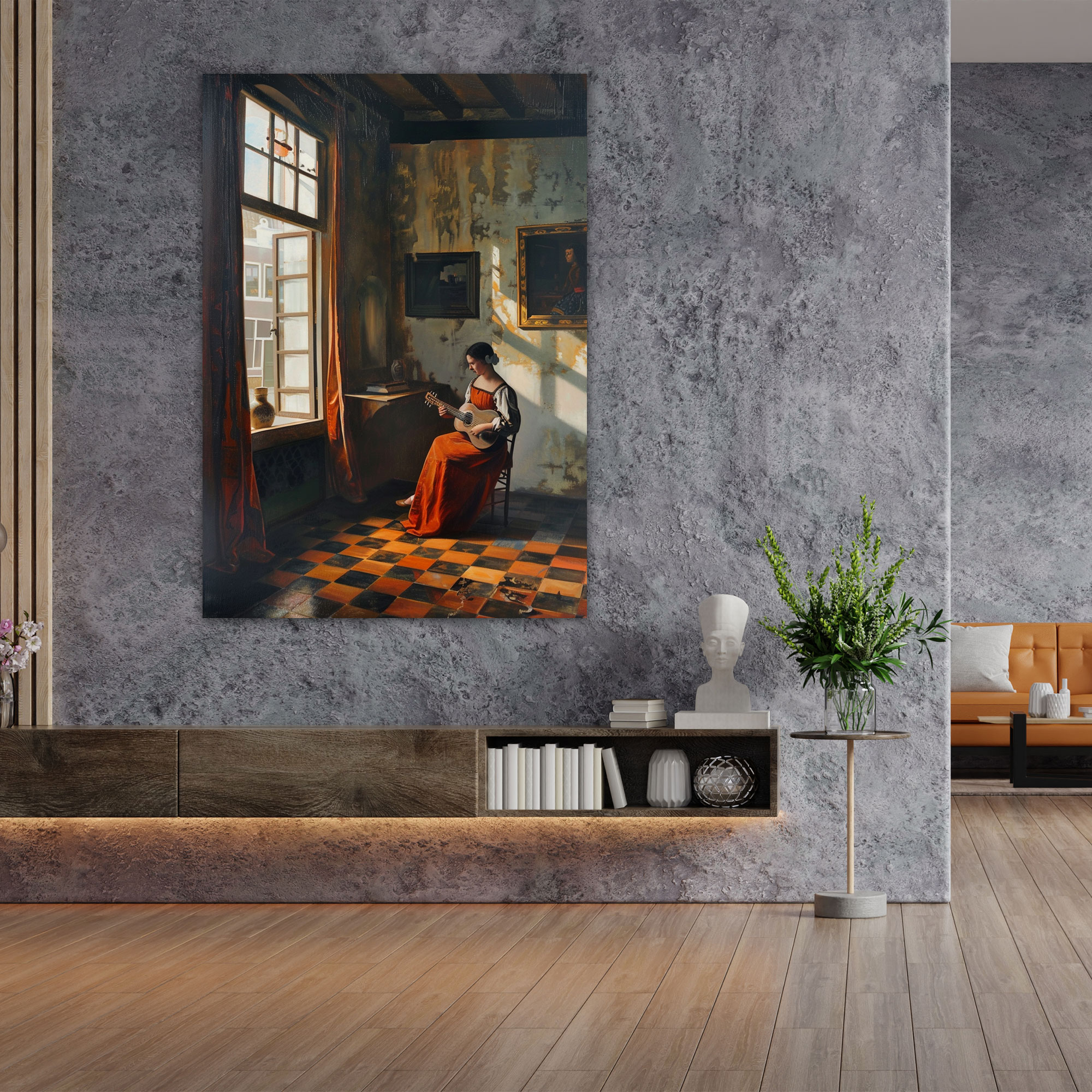 Johannes Vermeer Wall Art - Johannes Vermeer, Wall Art, Canvas Wall Art, Wall Decoration