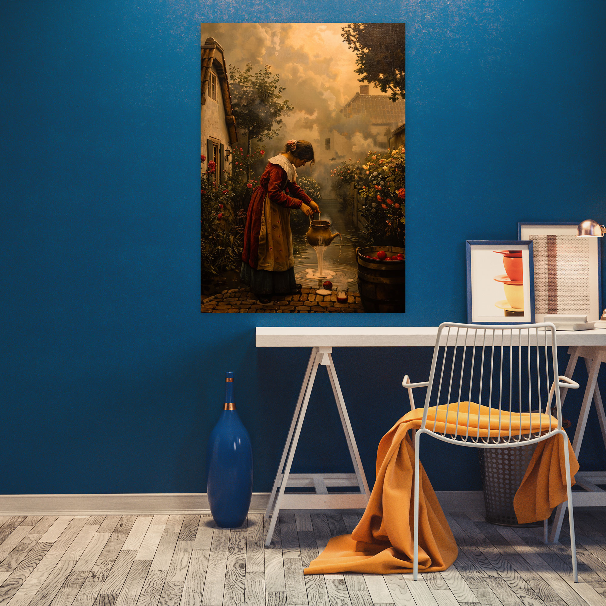 Johannes Vermeer Kanvas Tablo - Duvar Sanatı Johannes Vermeer.
