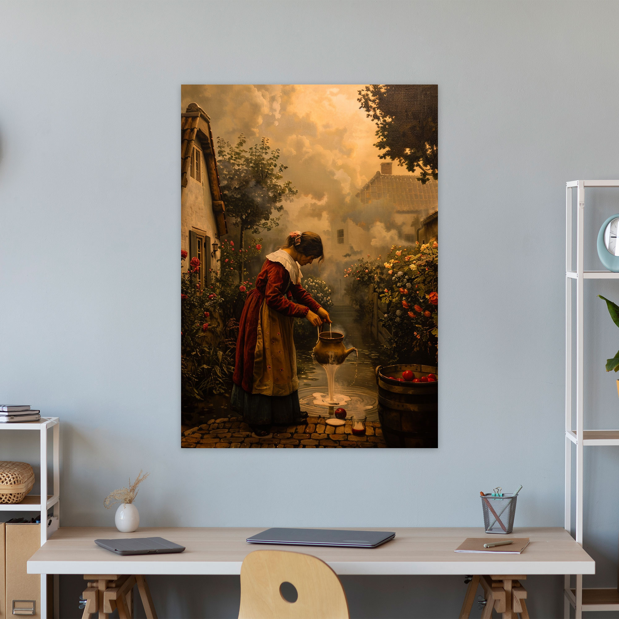 Johannes Vermeer Kanvas Tablo - Duvar Sanatı Johannes Vermeer.