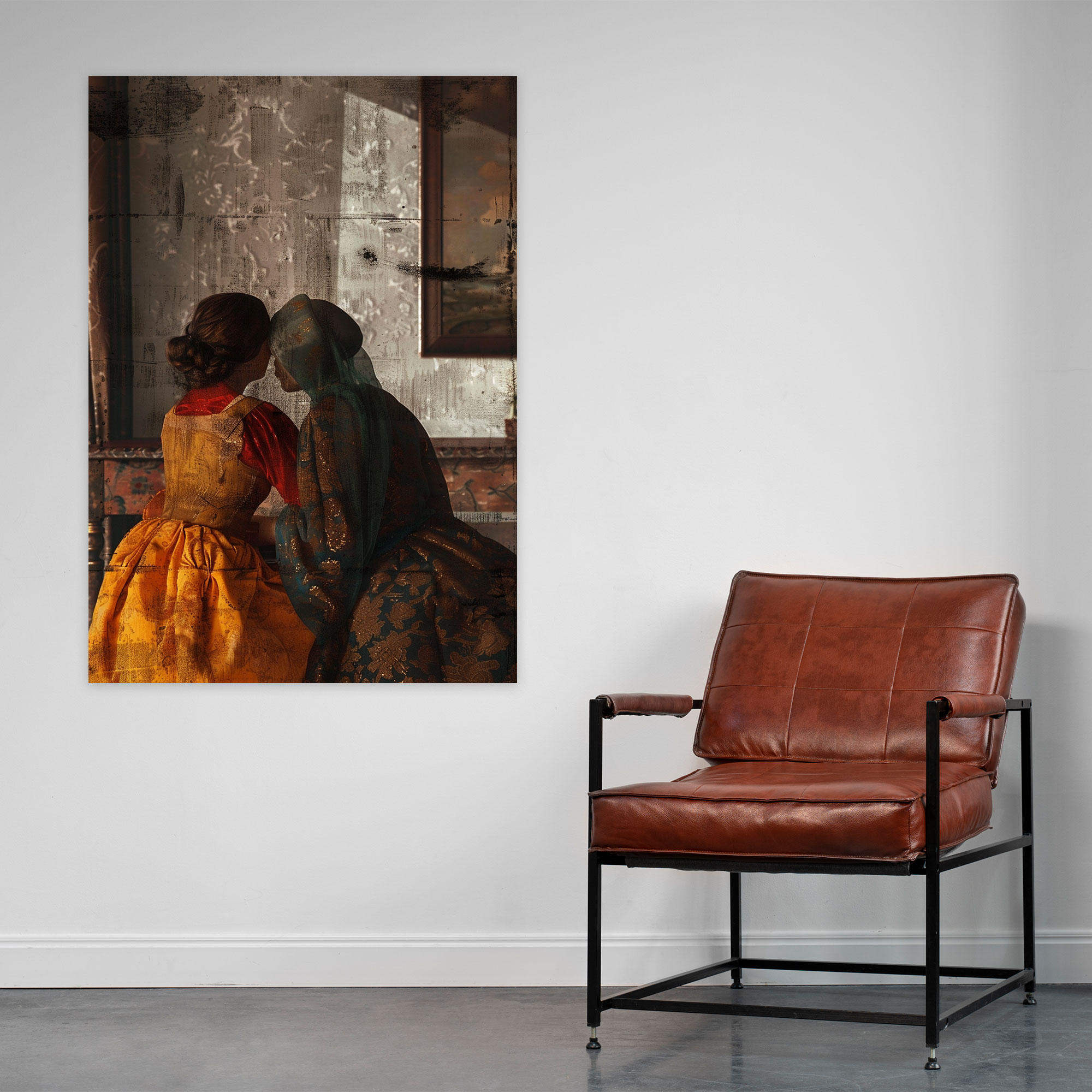 Johannes Vermeer Kanvas Tablo - Sanatçı Johannes Vermeer'in Eseri Yüksek Kaliteli Kanvas Tablosu