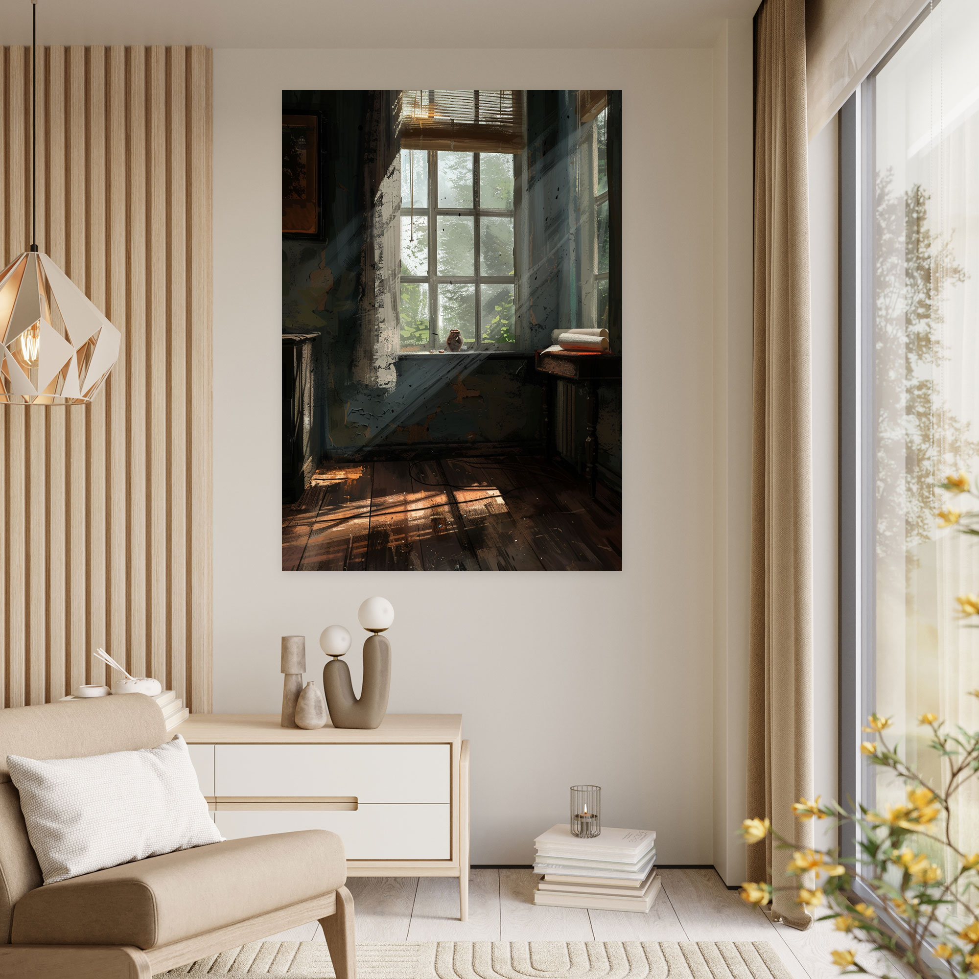 Johannes Vermeer Duvar Sanatı - Duvar Dekorasyonu Kanvas Tablo Sanatı