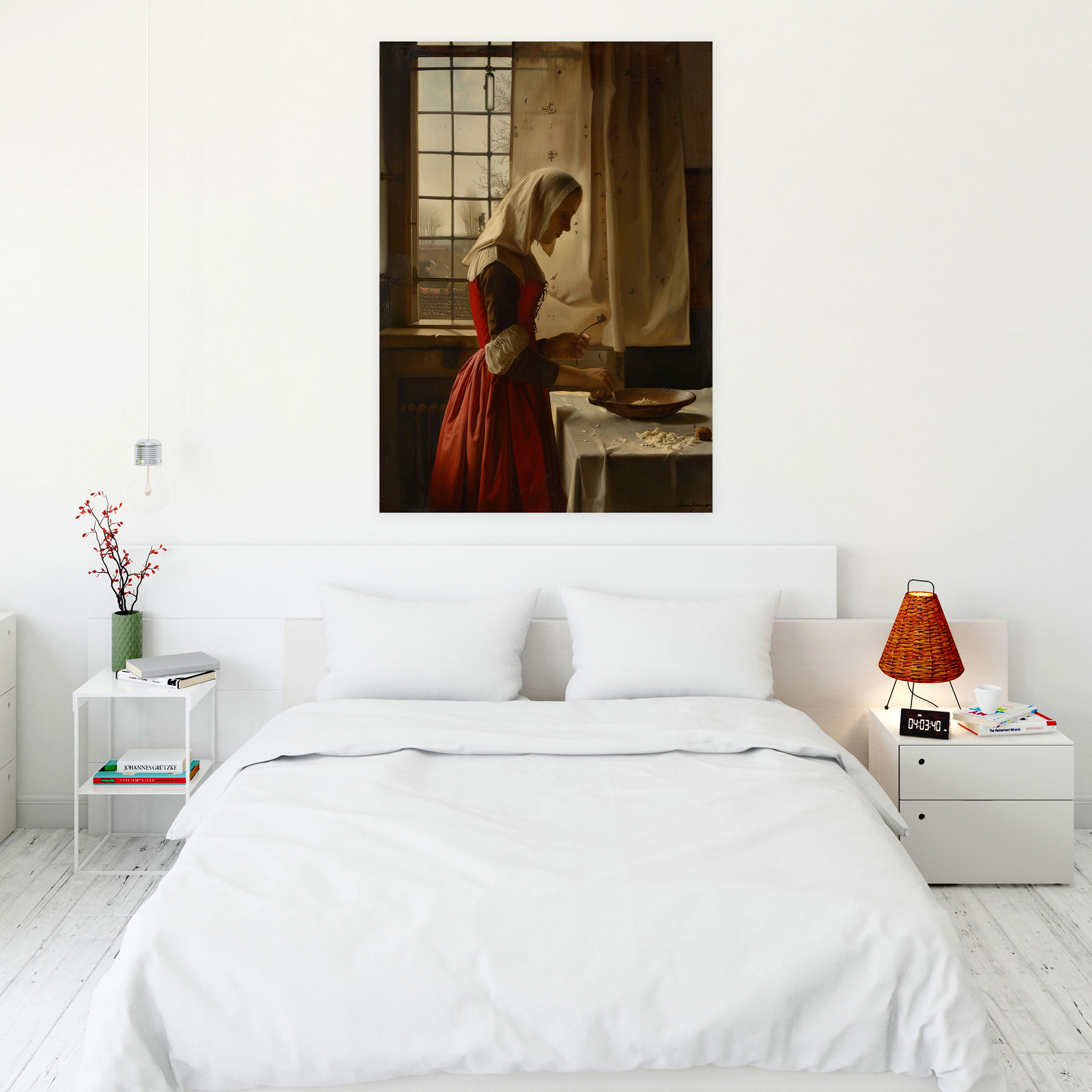 Johannes Vermeer Canvas Print - Johannes Vermeer, Johannes Vermeer, Canvas Print, Wall Art