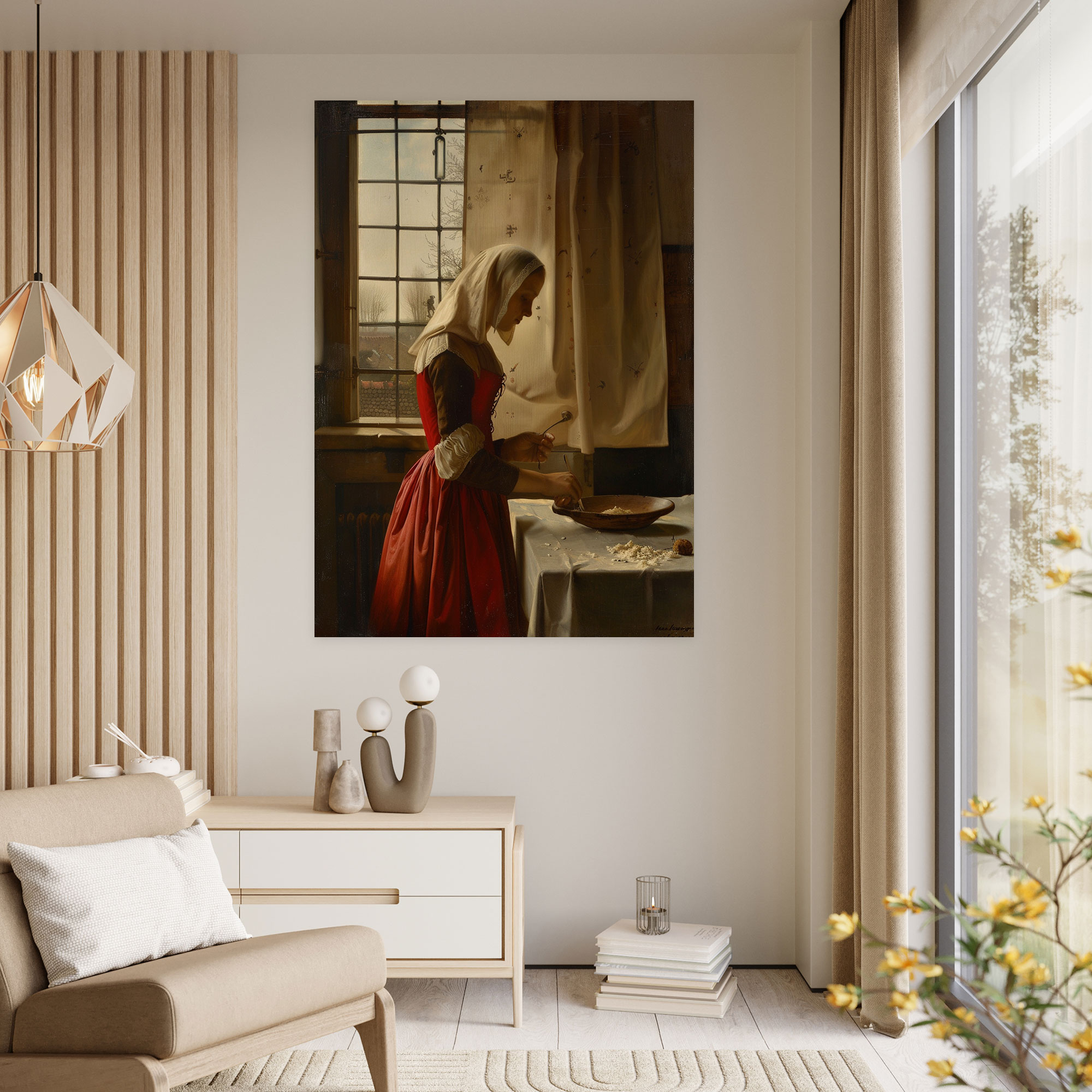 Johannes Vermeer Canvas Print - Johannes Vermeer, Johannes Vermeer, Canvas Print, Wall Art