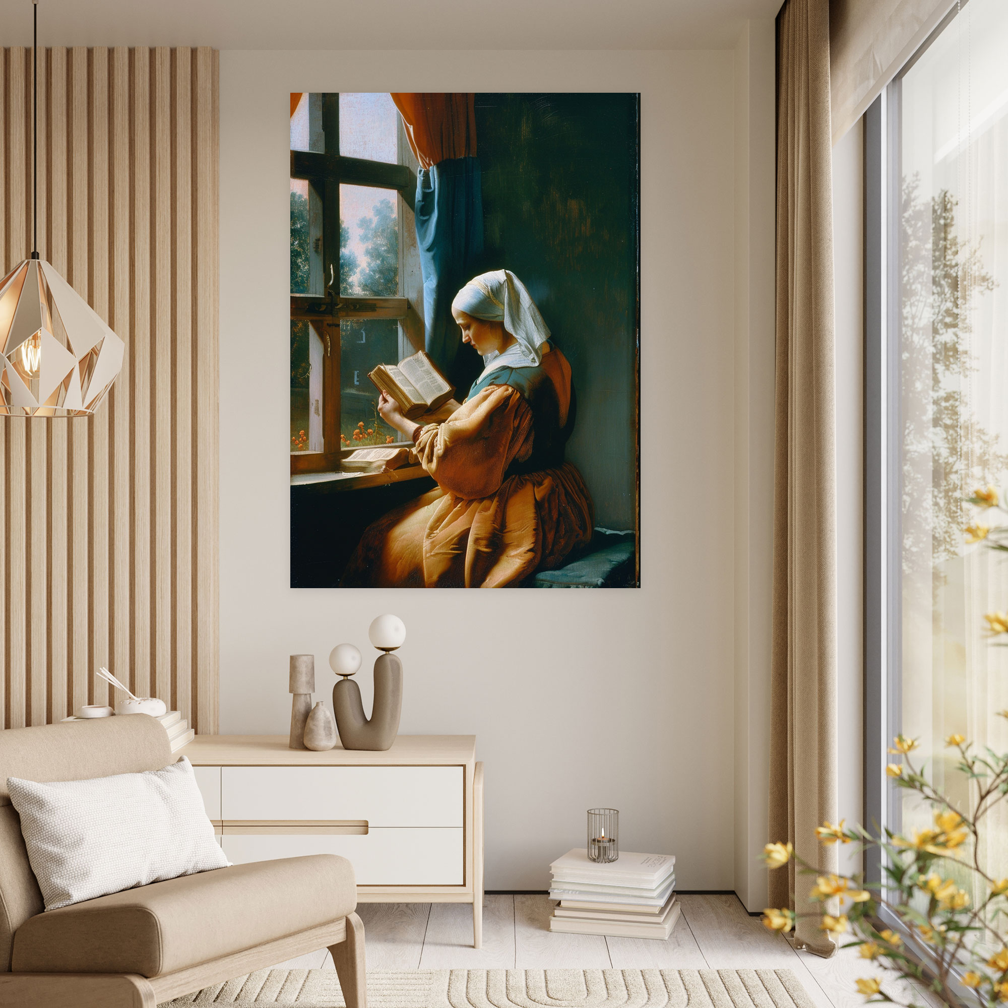 Johannes Vermeer Wall Art - Johannes Vermeer, Home Decoration, Johannes Vermeer, Canvas