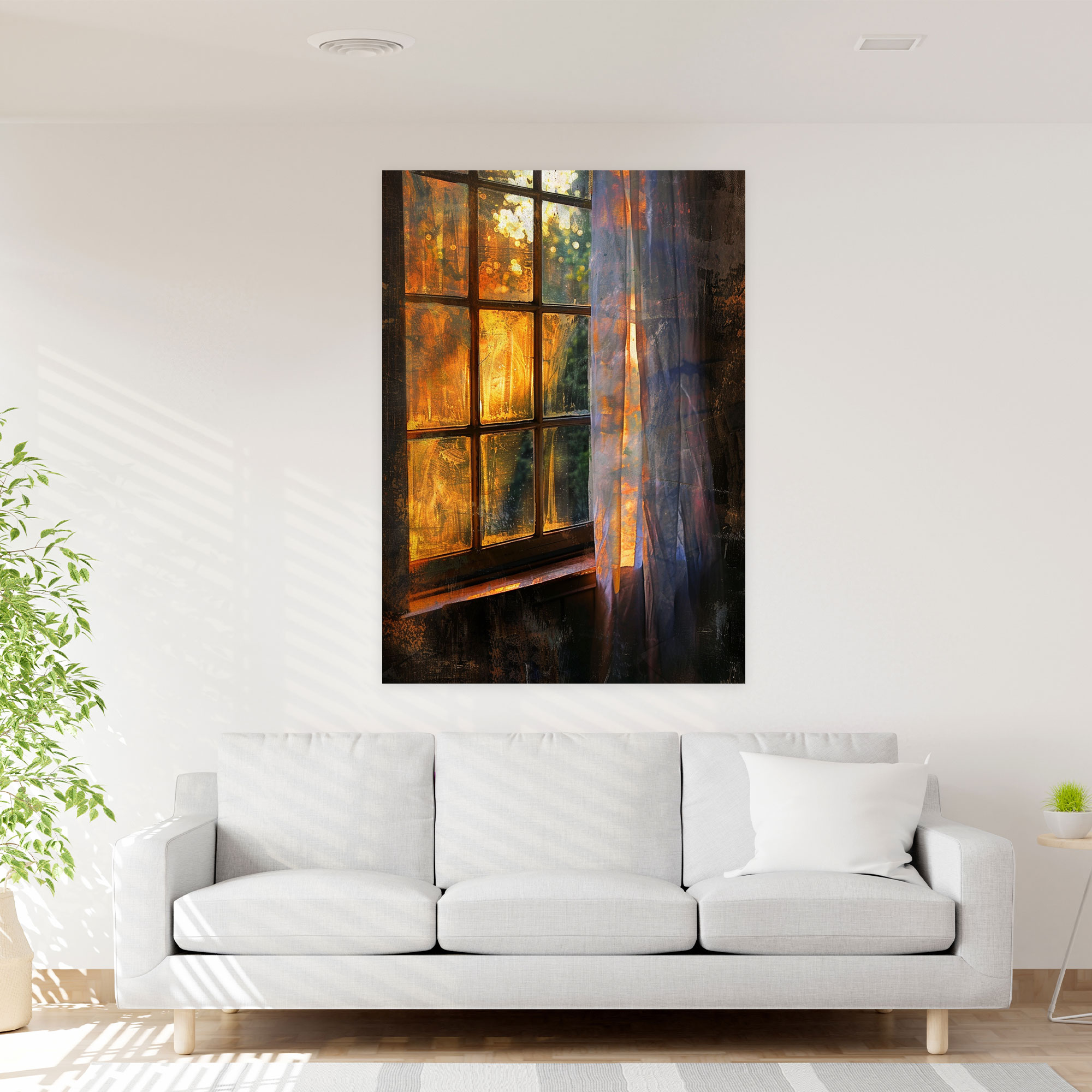 Johannes Vermeer Evening Light Canvas Print - Johannes Vermeer, Wall Decoration, Canvas Wall Art, Canvas
