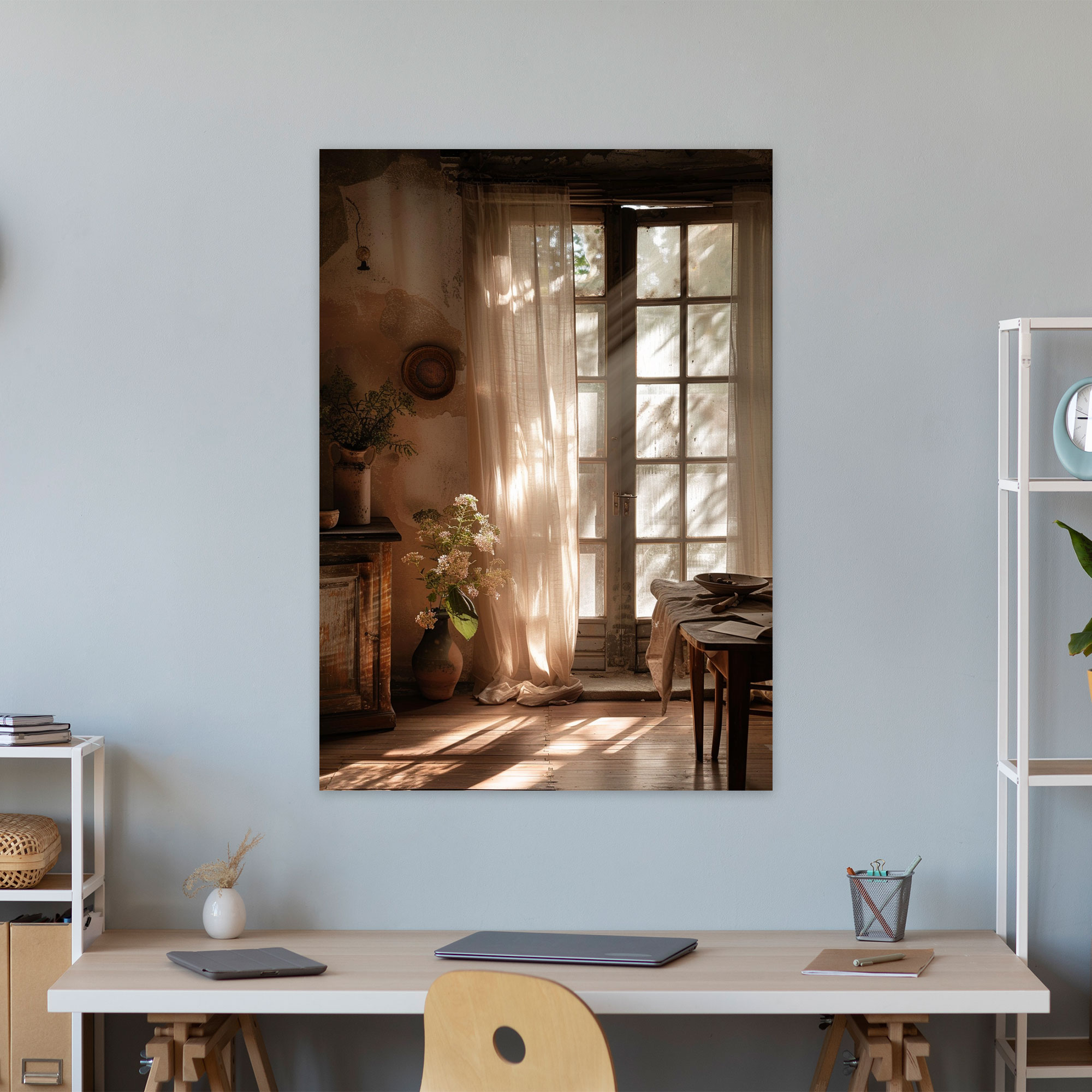 Johannes Vermeer Soft Light Wall Decoration - Johannes Vermeer, Home Decoration, Canvas Print, Wall Decoration