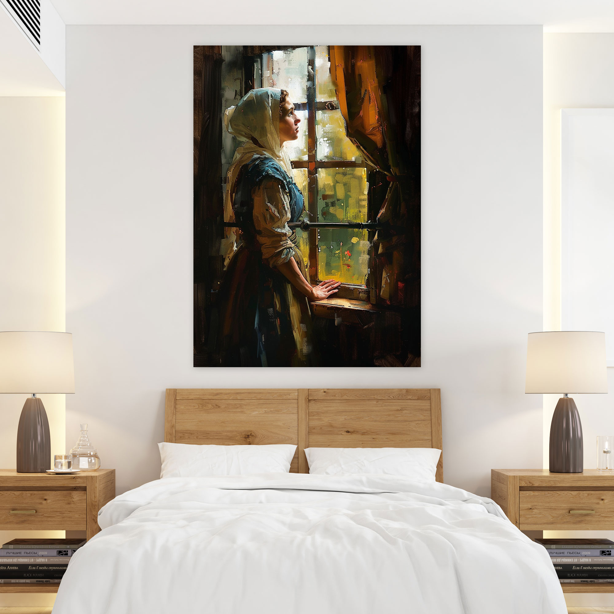 Johannes Vermeer Woman At A Window Wall Art - Johannes Vermeer, Canvas Print, Wall Decoration, Home Decoration