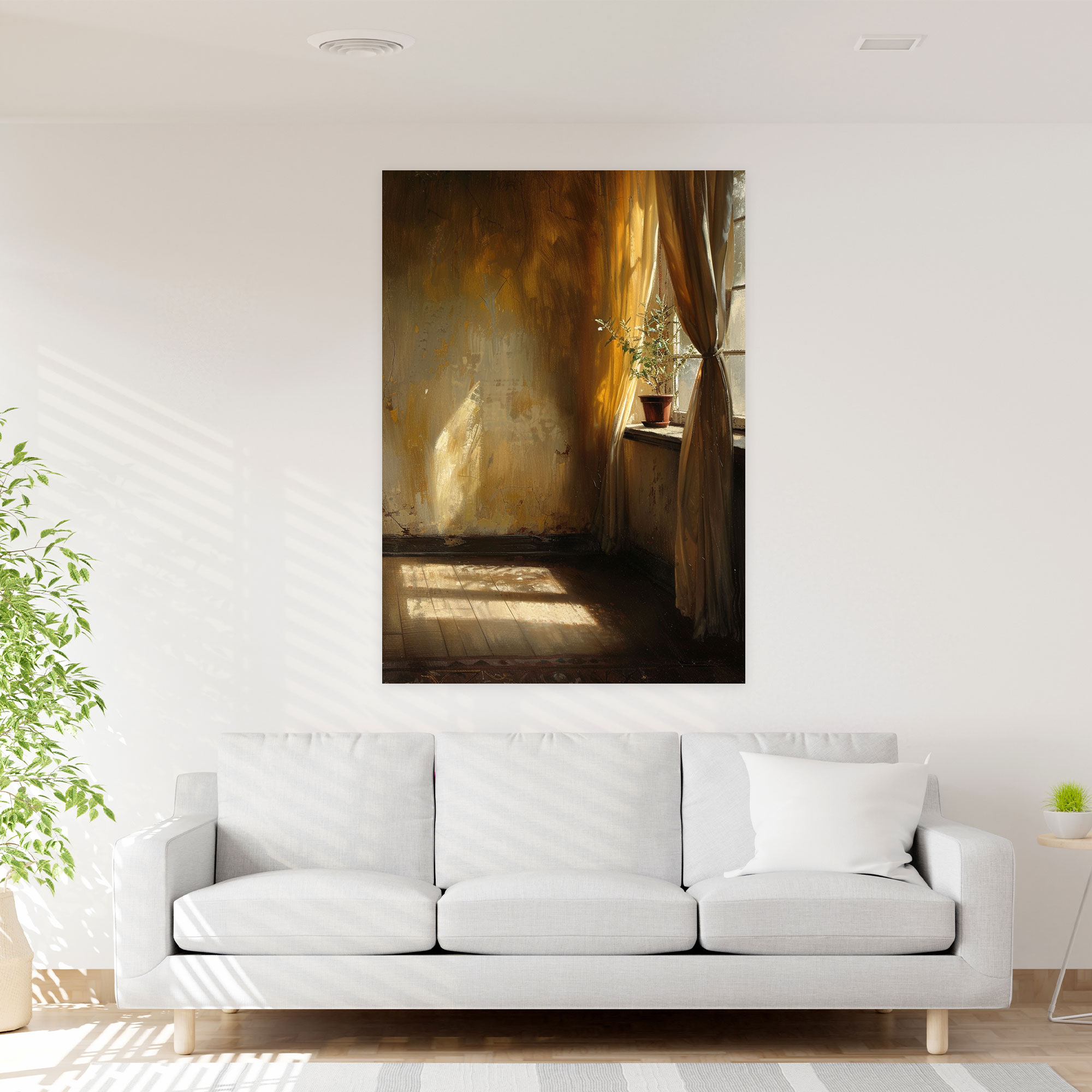 Johannes Vermeer Soft Indoor Light Wall Decoration - Johannes Vermeer, Canvas Print, Canvas, Wall Art
