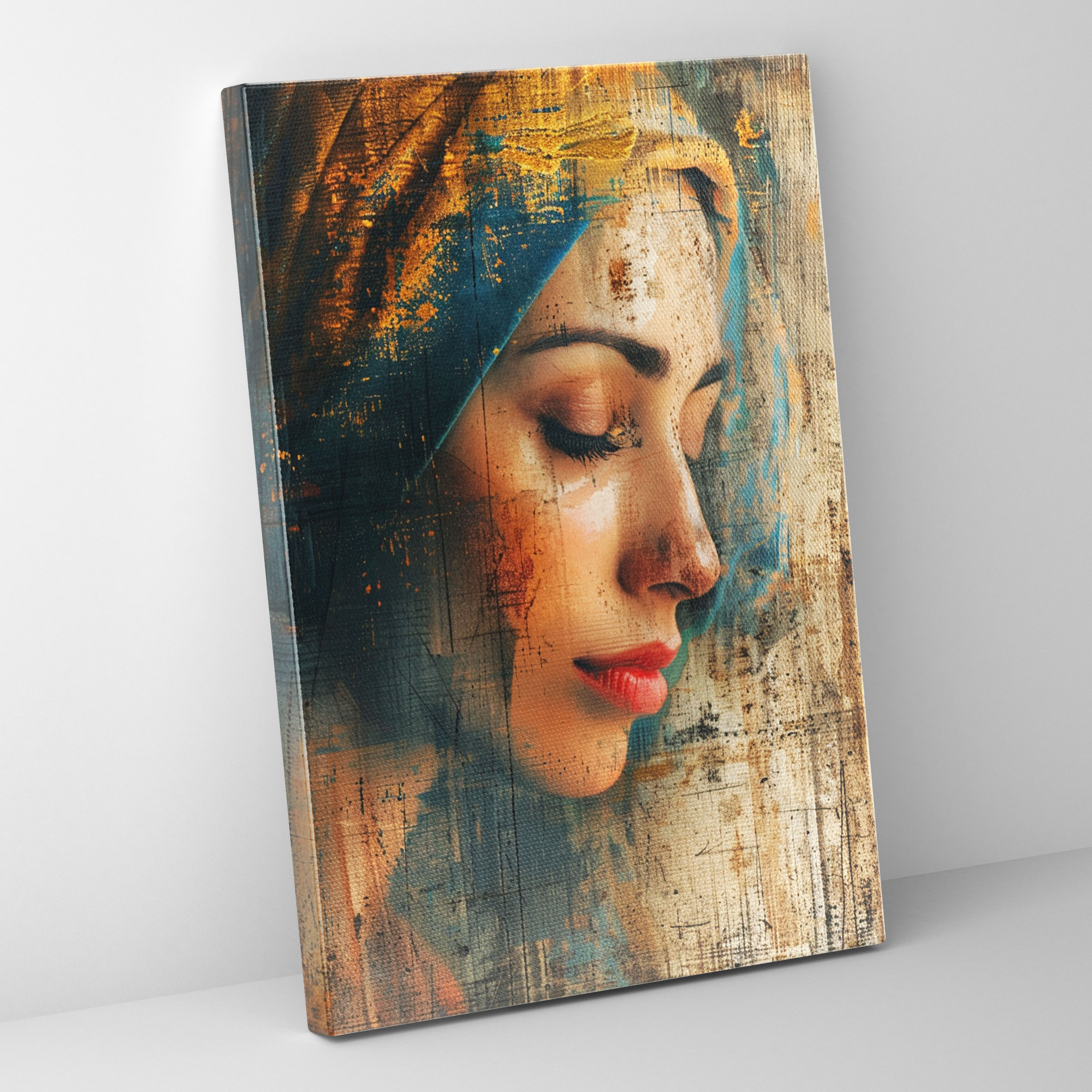 Johannes Vermeer Serene Portrait Of A Woman Wall Art - Johannes Vermeer, Wall Decoration, Canvas Wall Art, Johannes Vermeer