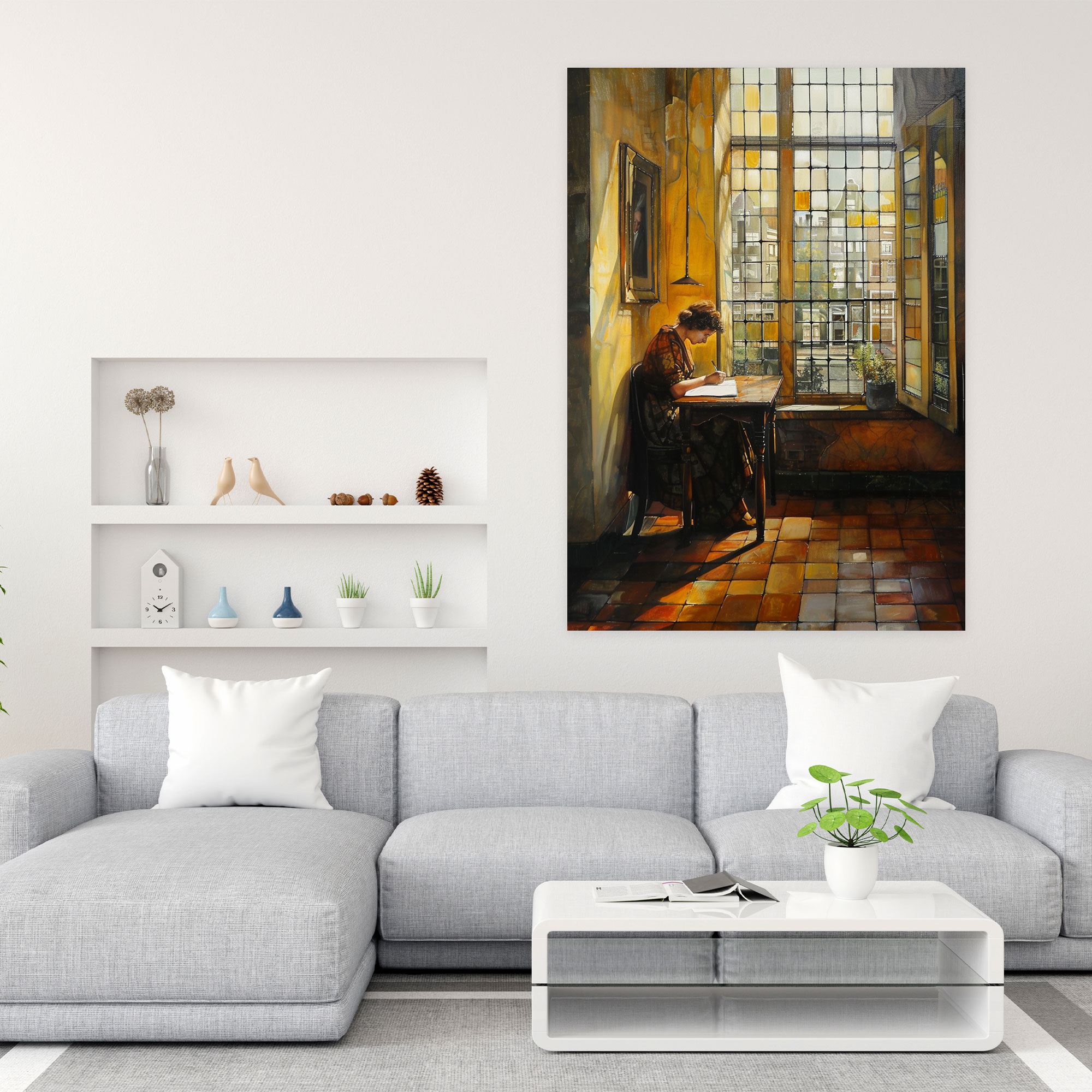 Johannes Vermeer Canvas Print Wall Decoration - Johannes Vermeer, Wall Decoration, Canvas Wall Art, Canvas