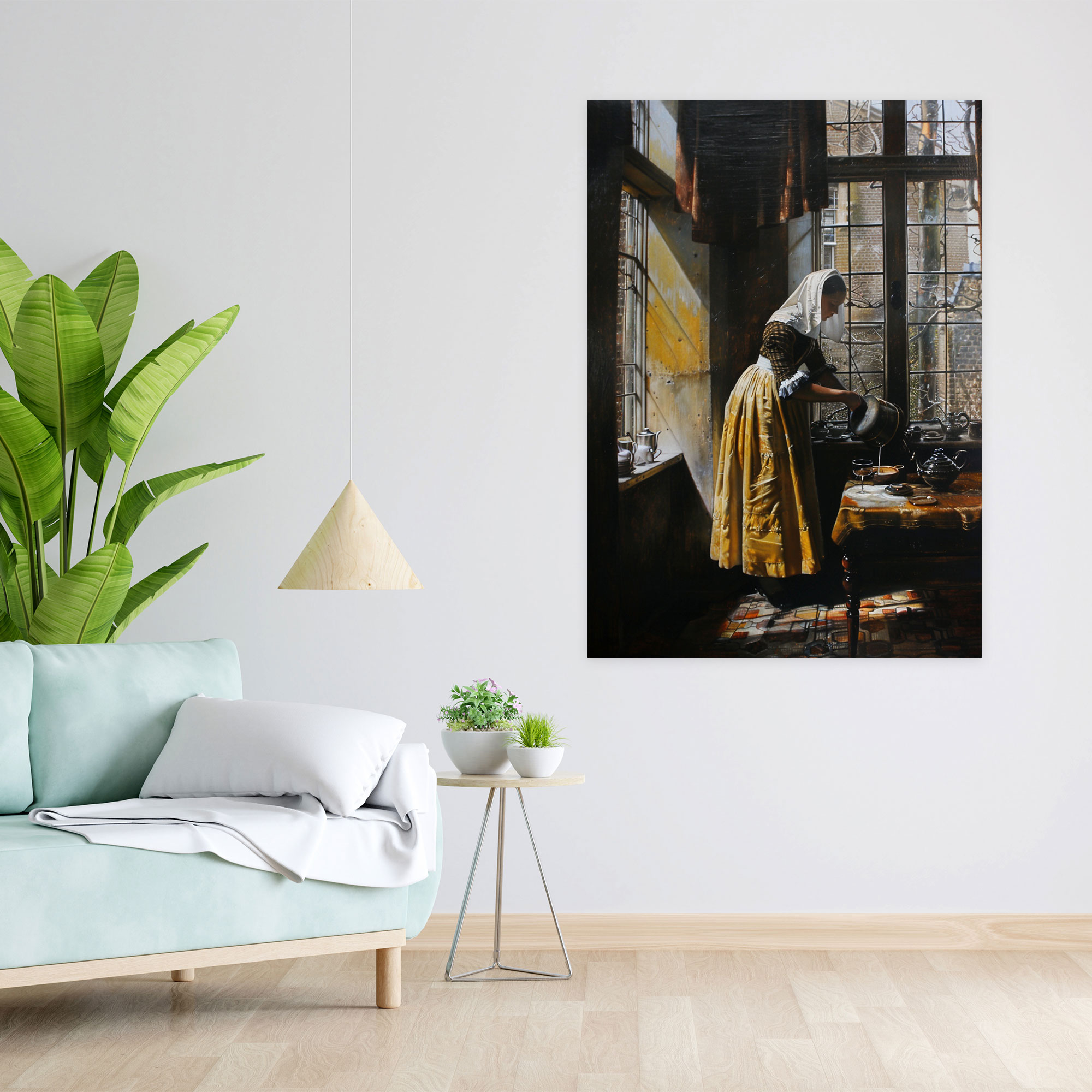 Johannes Vermeer Canvas Print - Johannes Vermeer, Canvas, Wall Decoration, Johannes Vermeer