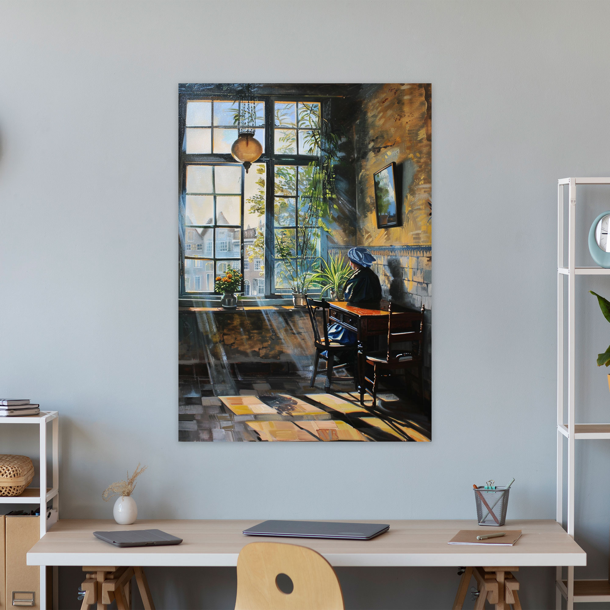 Johannes Vermeer Tablo Baskısı - Duvar Dekorasyonu Kanvas Tablo Sanatı
