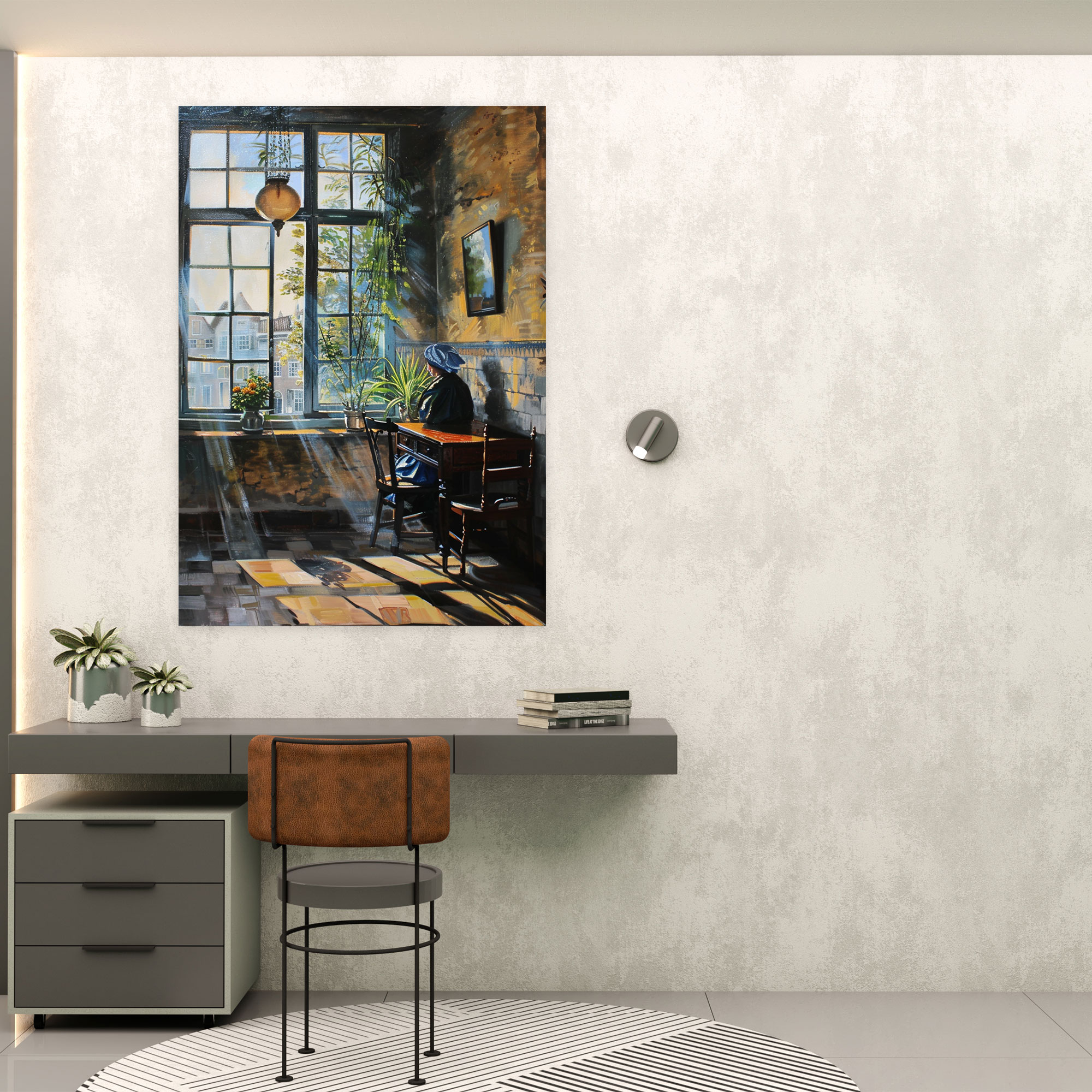 Johannes Vermeer Tablo Baskısı - Duvar Dekorasyonu Kanvas Tablo Sanatı
