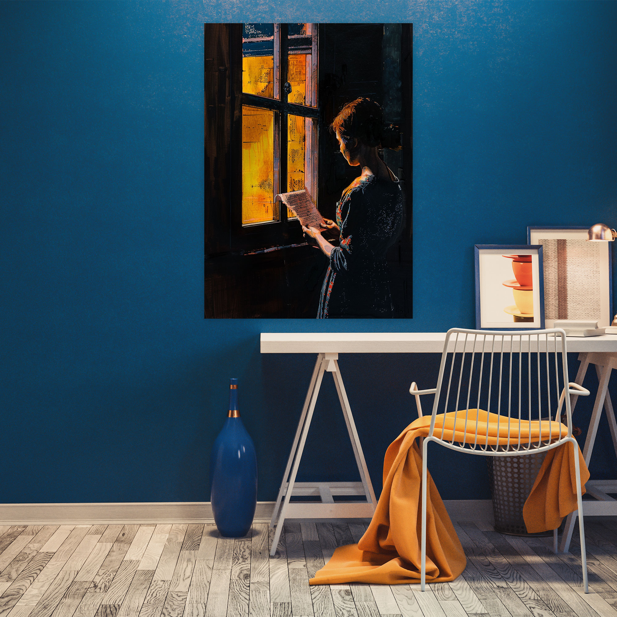 Johannes Vermeer Canvas Print - Woman Reading A Letter - Johannes Vermeer, Canvas Wall Art, Canvas Print, Home Decoration