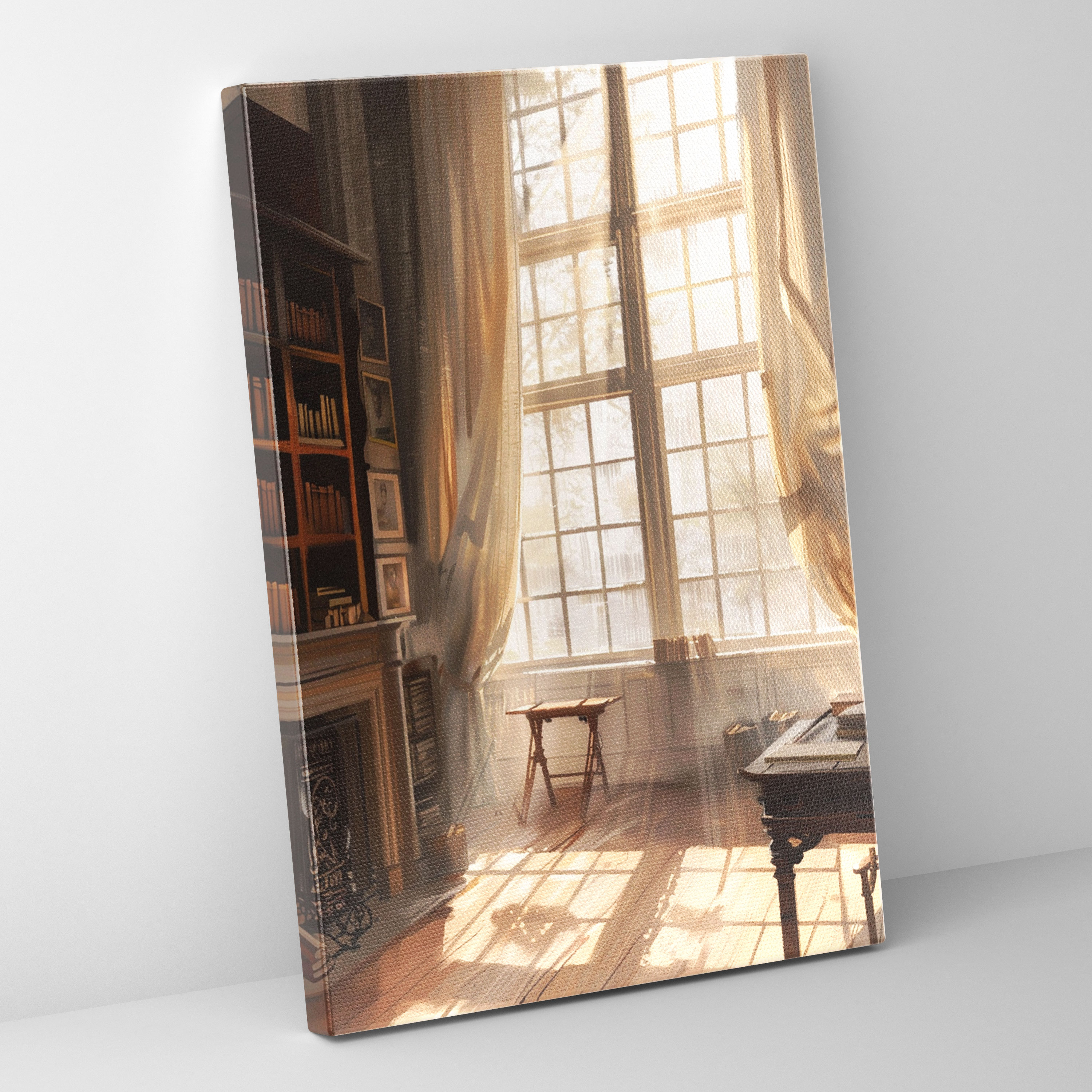 Johannes Vermeer Wall Art - Soft Light Through Window - Johannes Vermeer, Wall Decoration, Canvas, Home Decoration