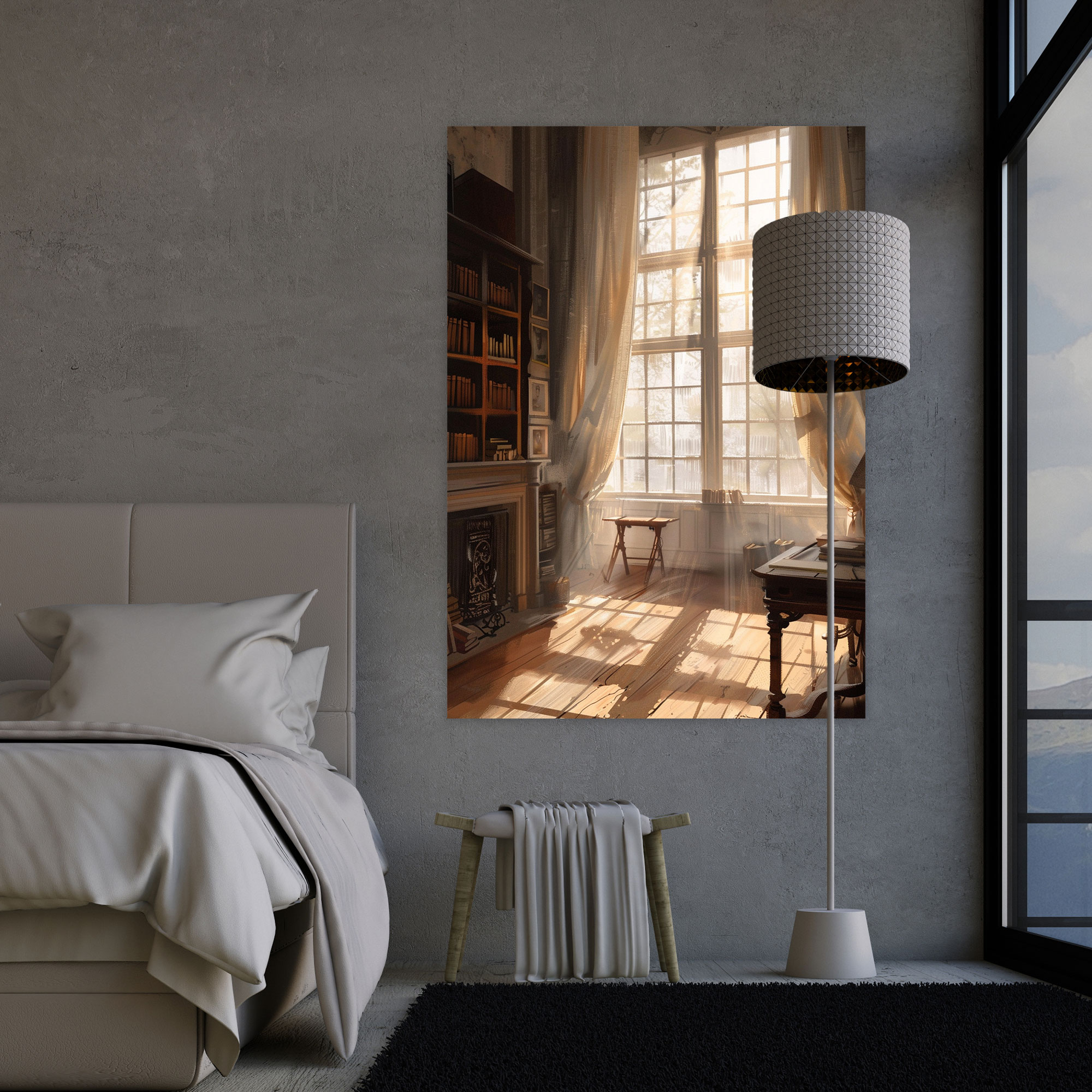 Johannes Vermeer Wall Art - Soft Light Through Window - Johannes Vermeer, Wall Decoration, Canvas, Home Decoration