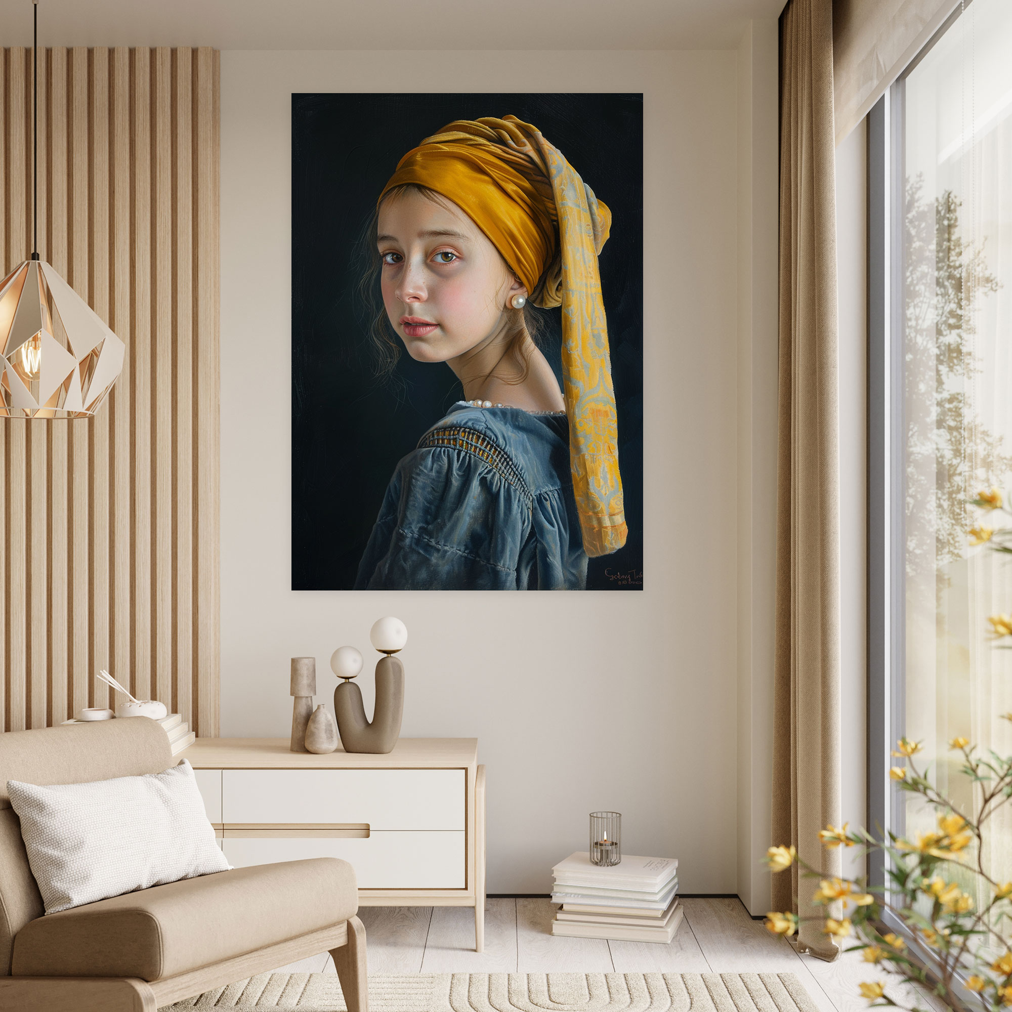 Johannes Vermeer Wall Decoration - Girl With A Pearl Earring - Johannes Vermeer, Johannes Vermeer, Home Decoration, Canvas