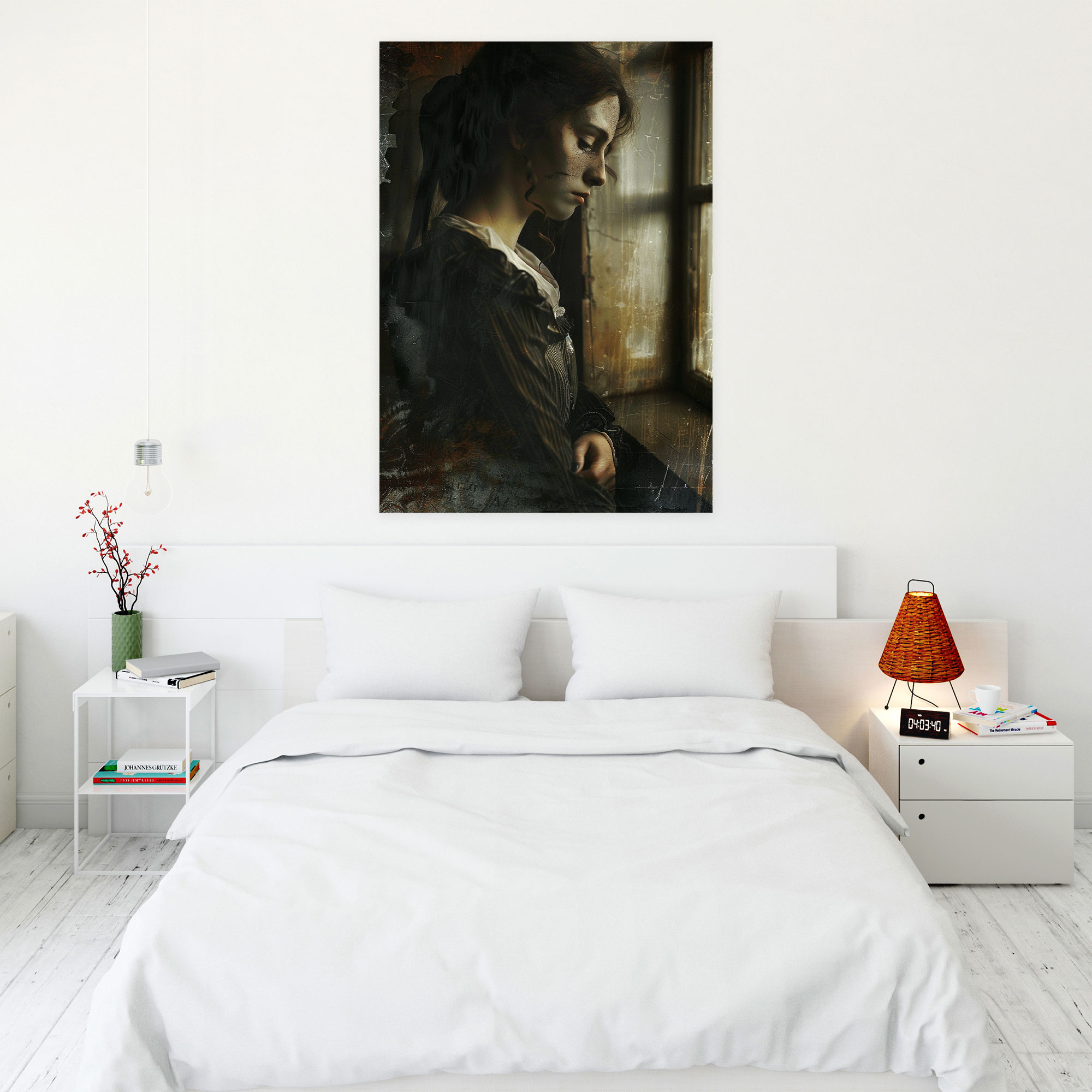 Johannes Vermeer Wall Decoration - Woman In Contemplation - Johannes Vermeer, Canvas Print, Wall Decoration, Wall Art