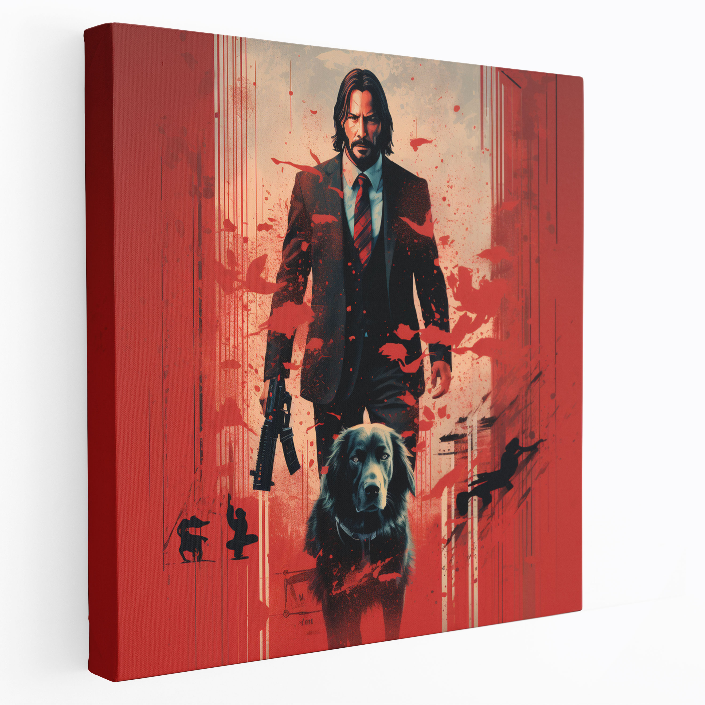 John Wick Canvas Print - Cinematic Masterpiece - John Wick, Cinematic Masterpiece, Home Decoration, Canvas Wall Art