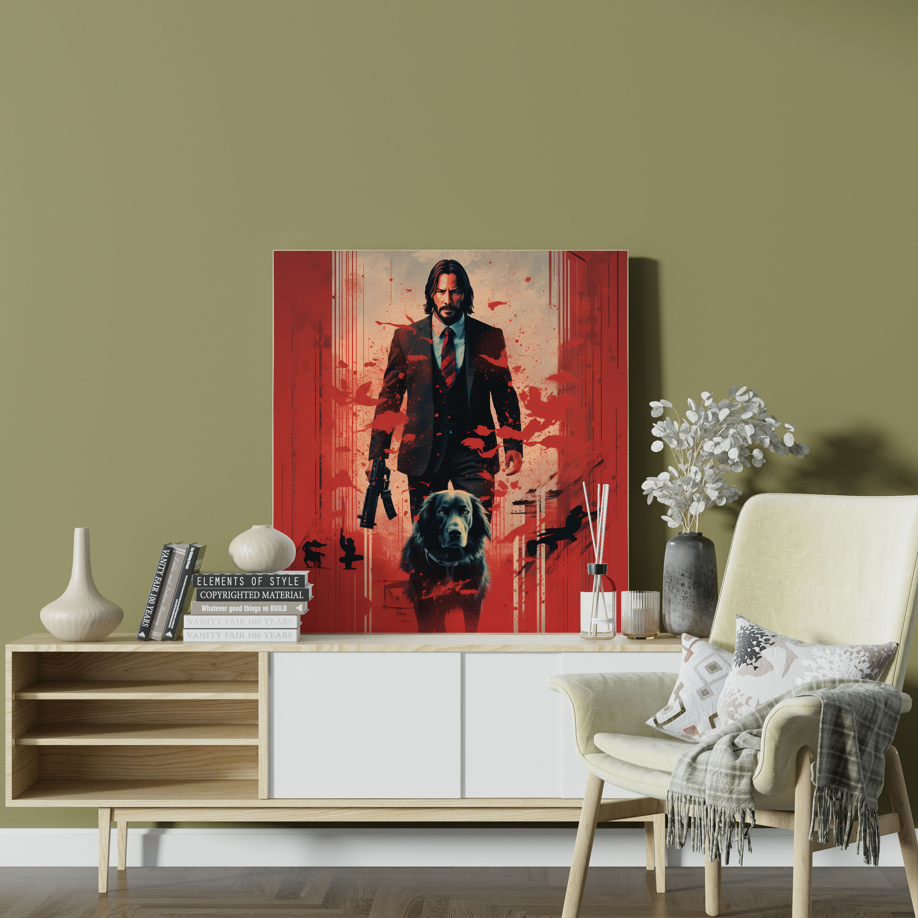 John Wick Canvas Print - Cinematic Masterpiece - John Wick, Cinematic Masterpiece, Home Decoration, Canvas Wall Art