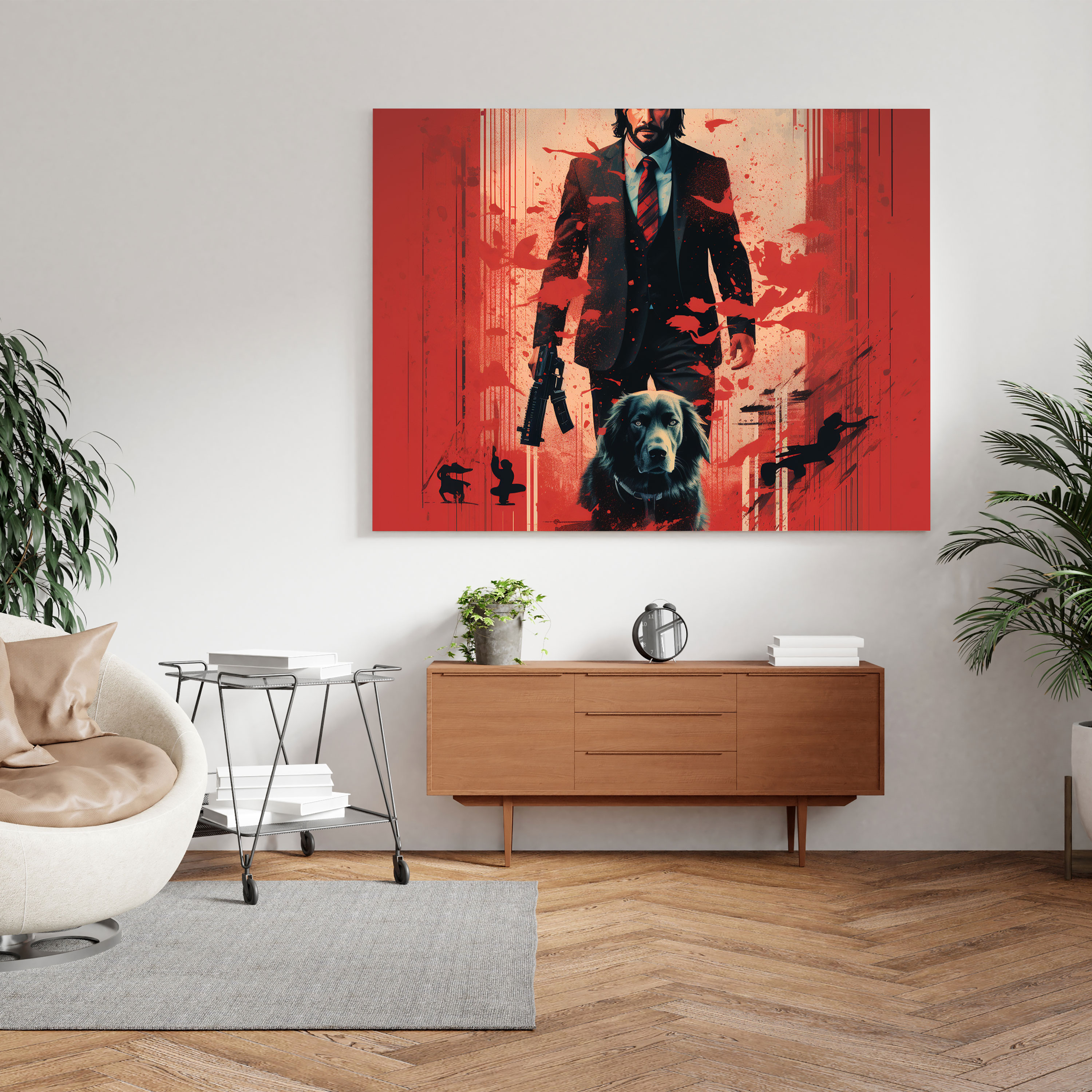 John Wick Canvas Print - Cinematic Masterpiece - John Wick, Cinematic Masterpiece, Home Decoration, Canvas Wall Art