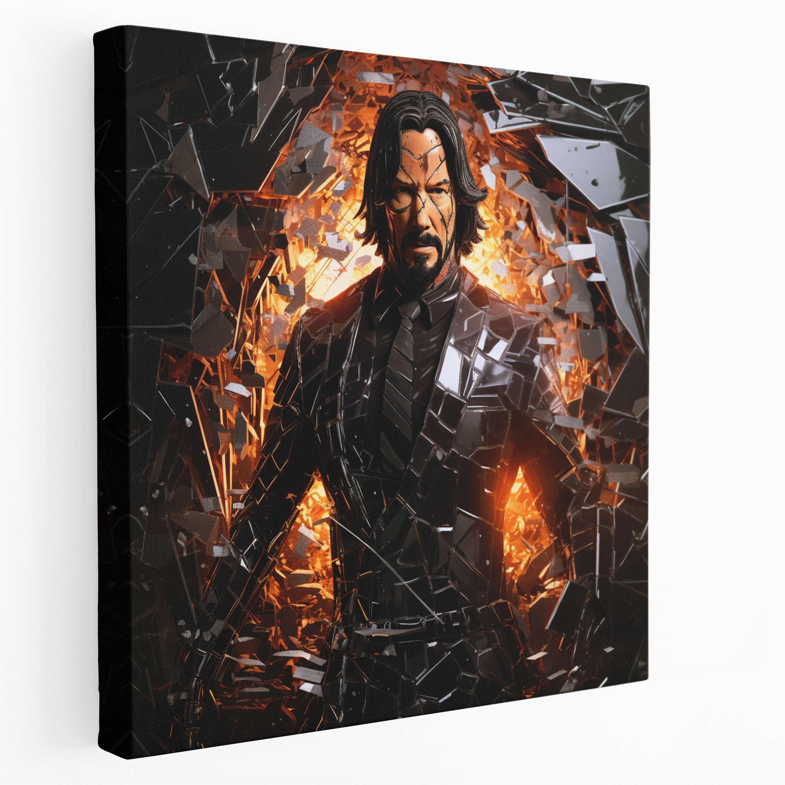 John Wick Metal Wall Art - John Wick, 3D Metal Art, Wall Art, Edgy