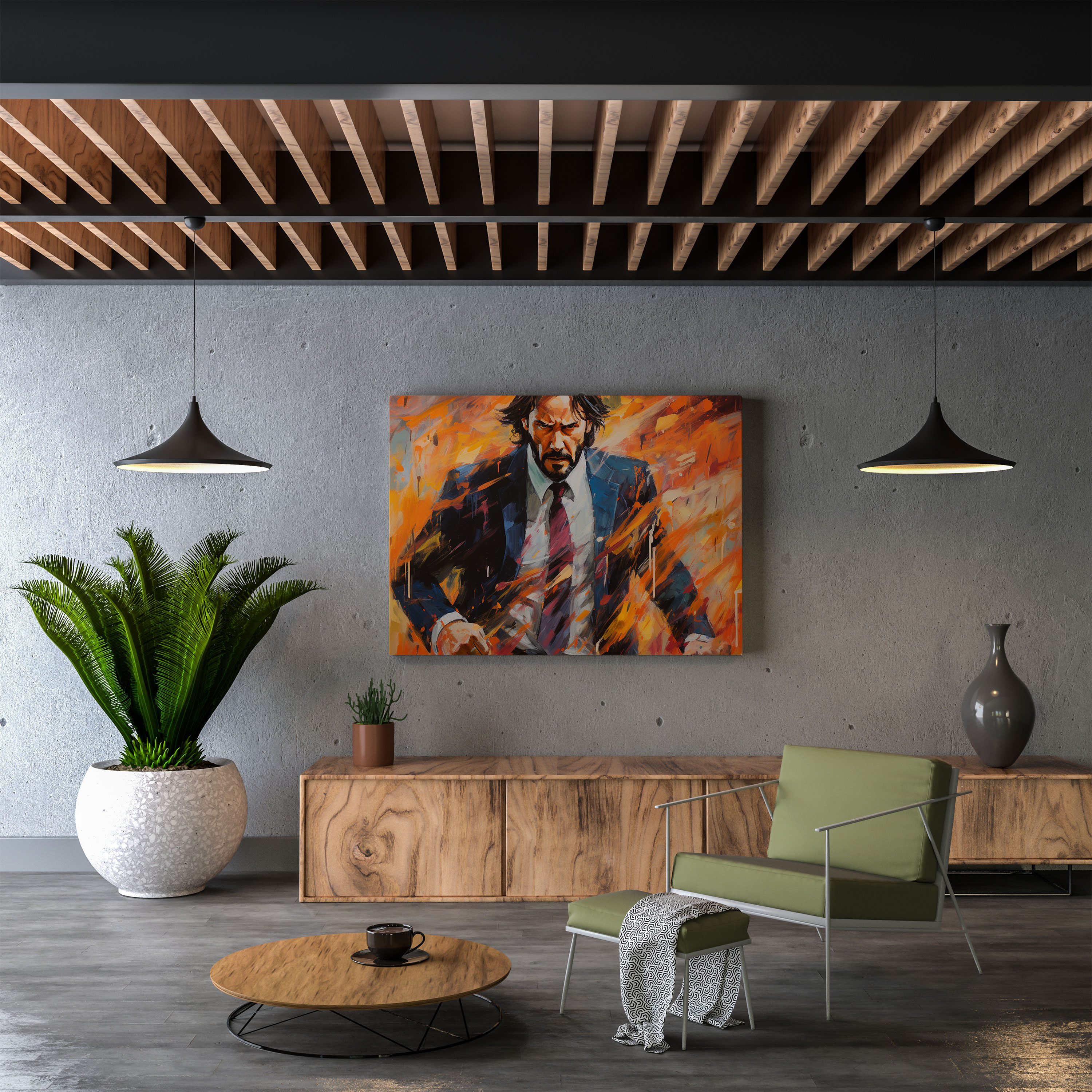 John Wick Canvas Print - John Wick, Canvas, Wall Decoration, Canvas Wall Art