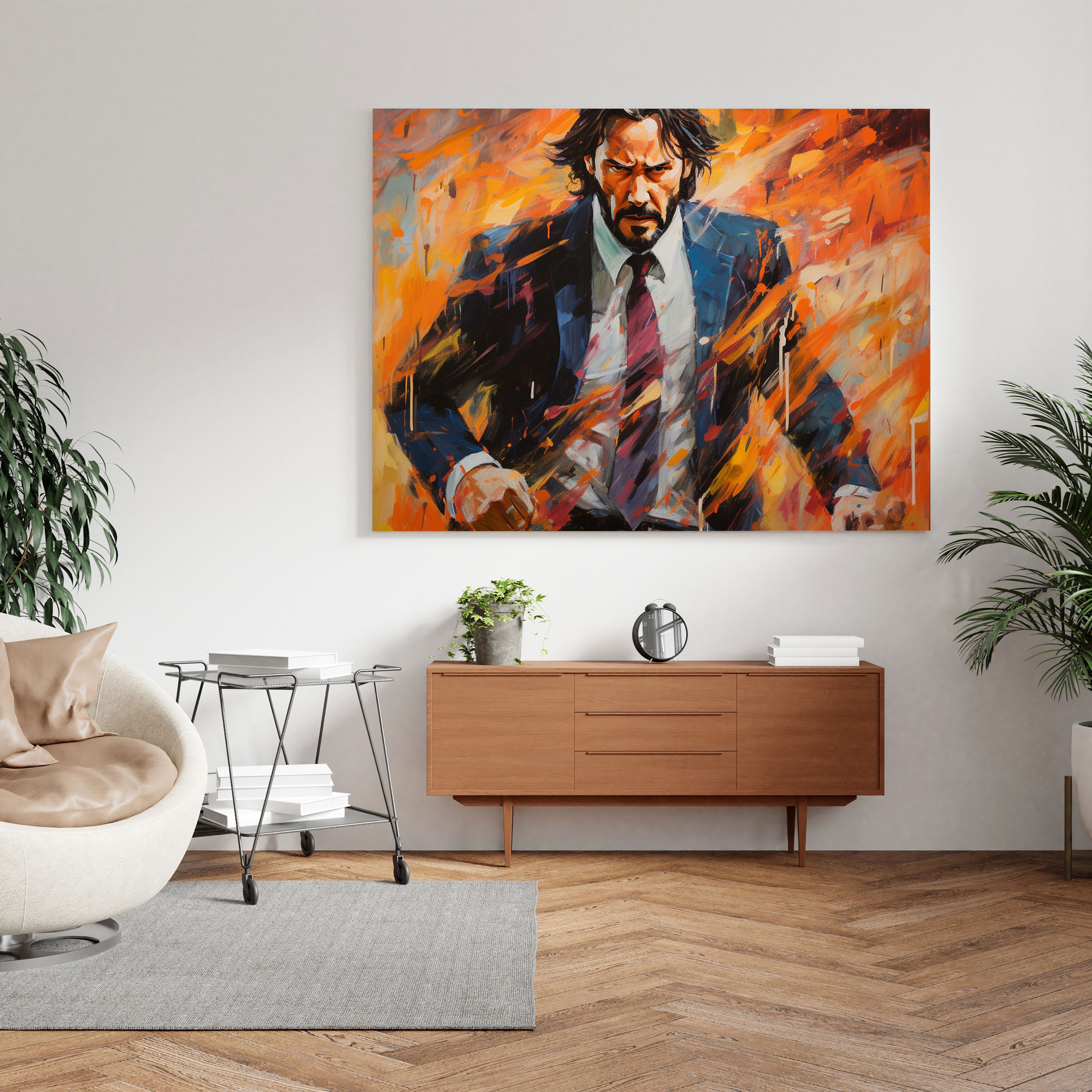 John Wick Canvas Print - John Wick, Canvas, Wall Decoration, Canvas Wall Art