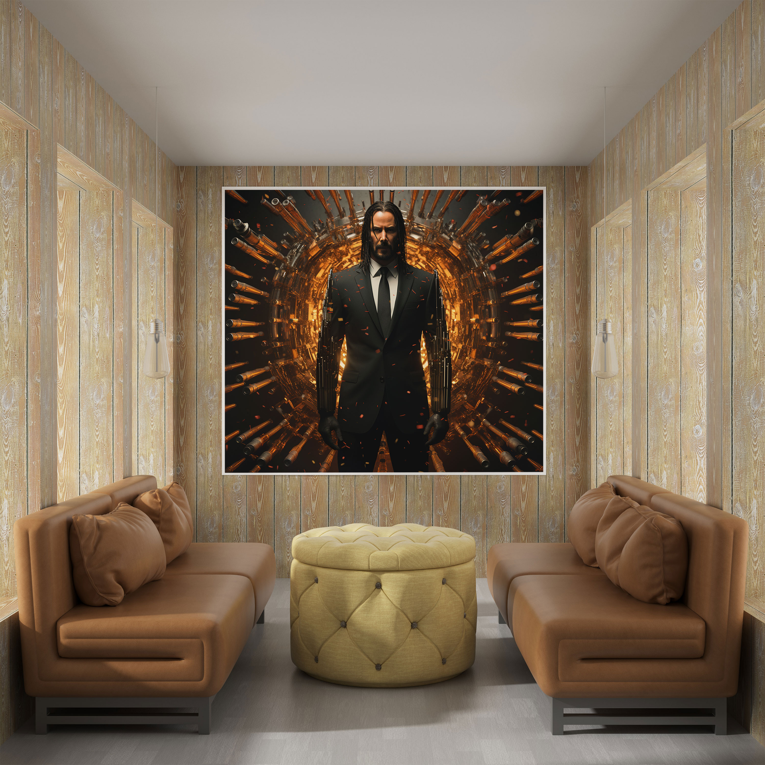 John Wick Wall Art - John Wick, Wall Decoration, Canvas Print, John Wick