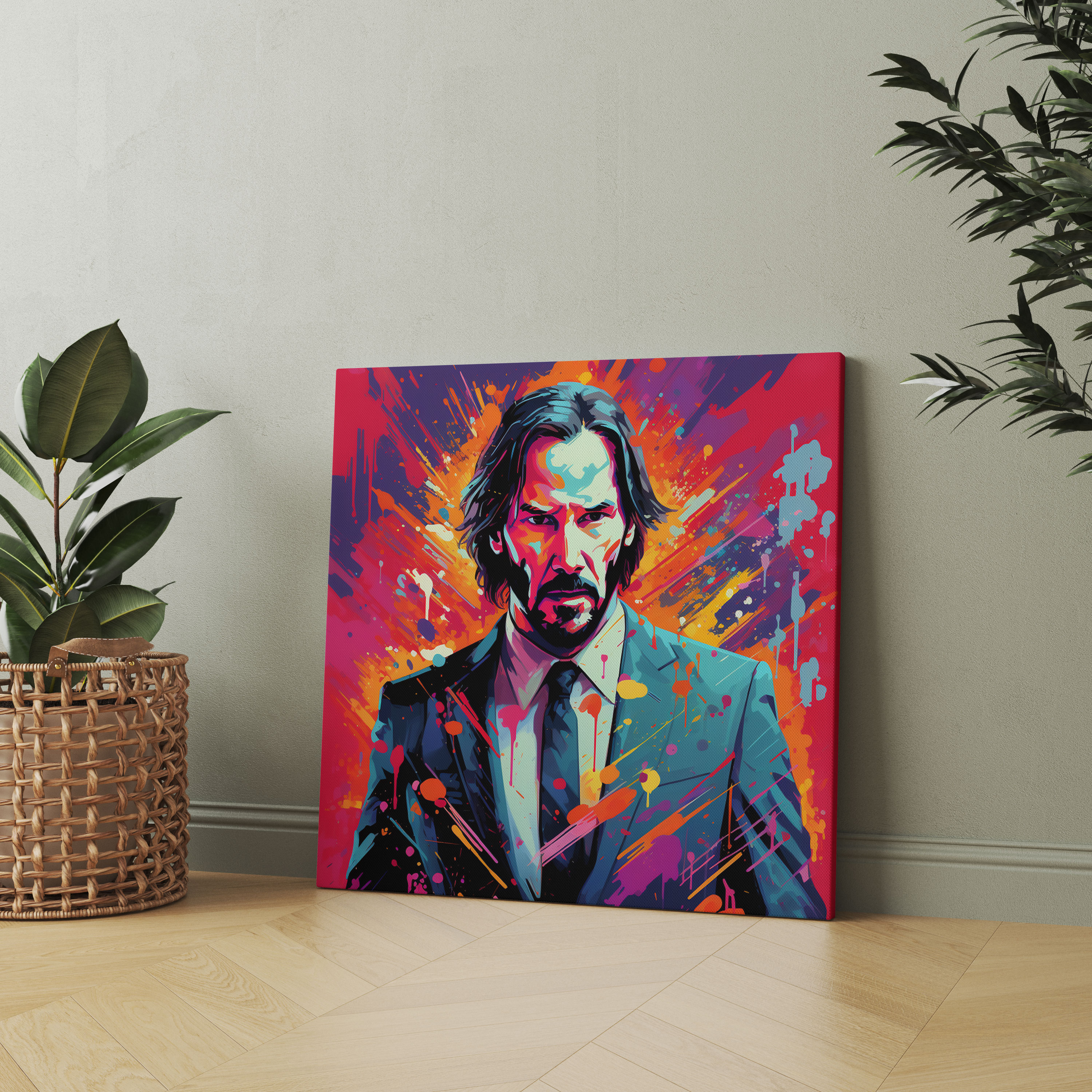 John Wick Canvas Print - John Wick, Home Decoration, Canvas, Canvas Print