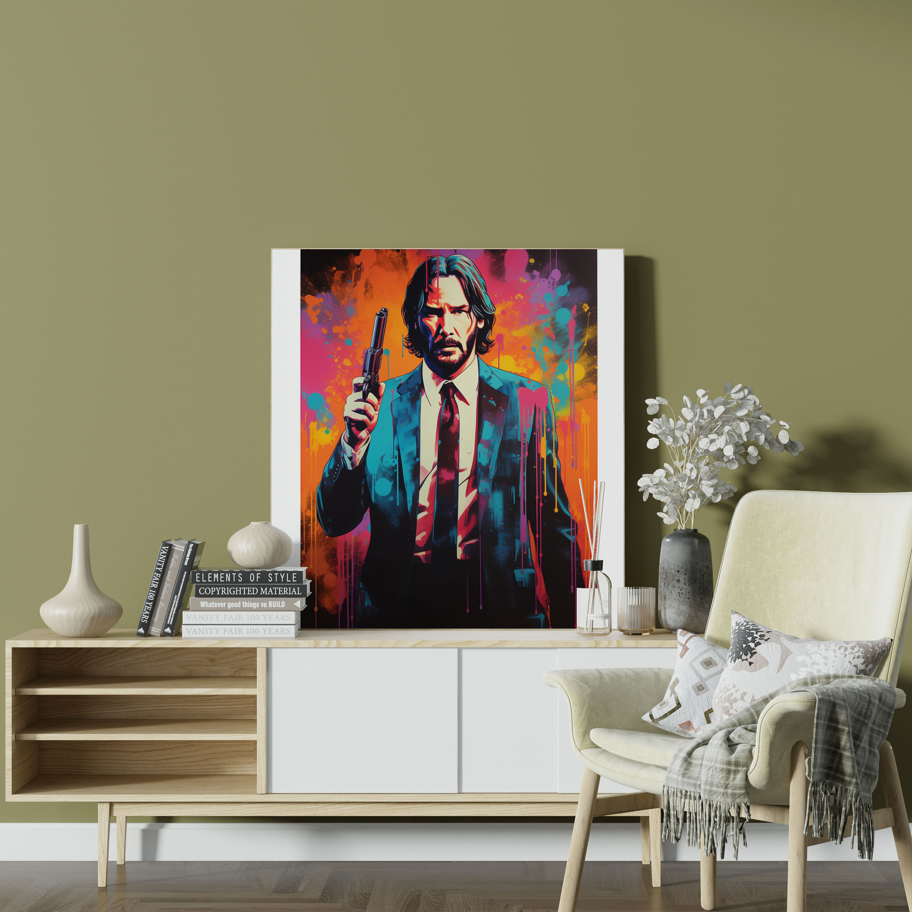 John Wick Wall Art - John Wick, John Wick, Wall Art, Canvas Wall Art