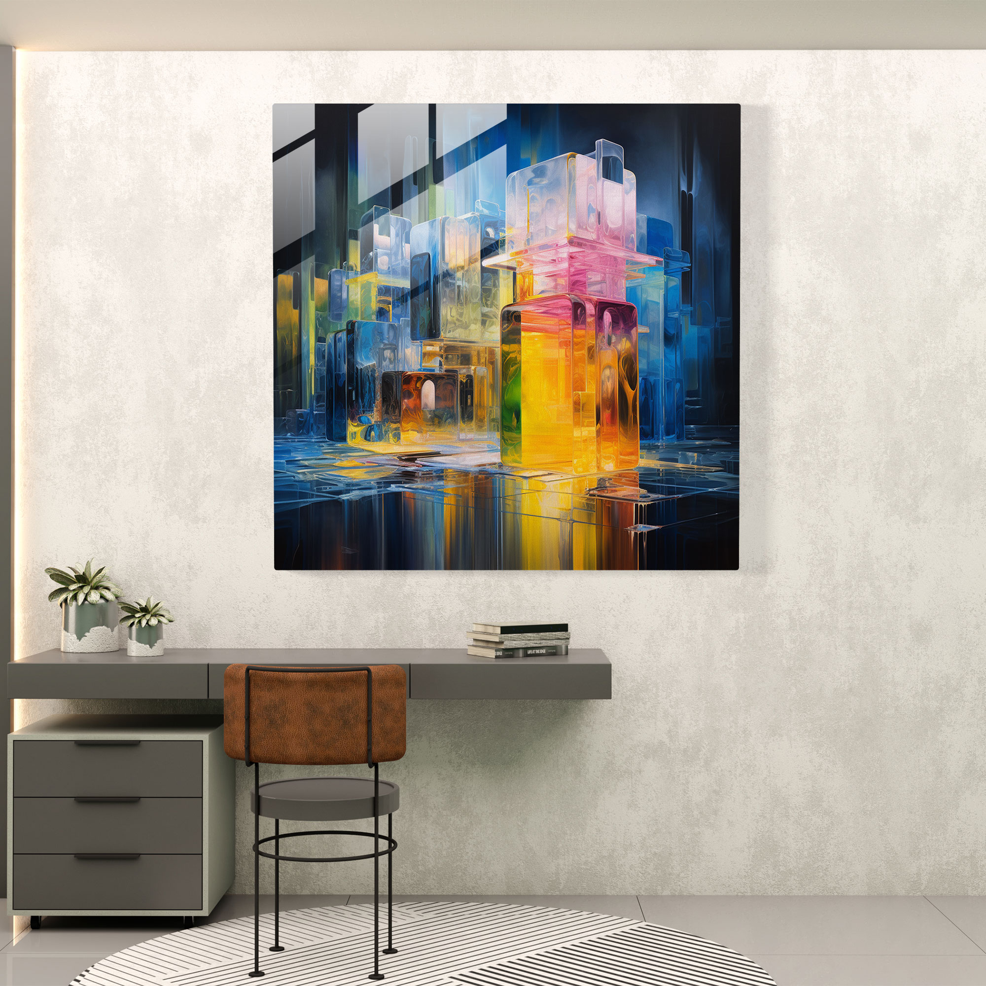 Kaaba Glass Print - Kaaba, Home Decoration, Spirituality, Glass Print