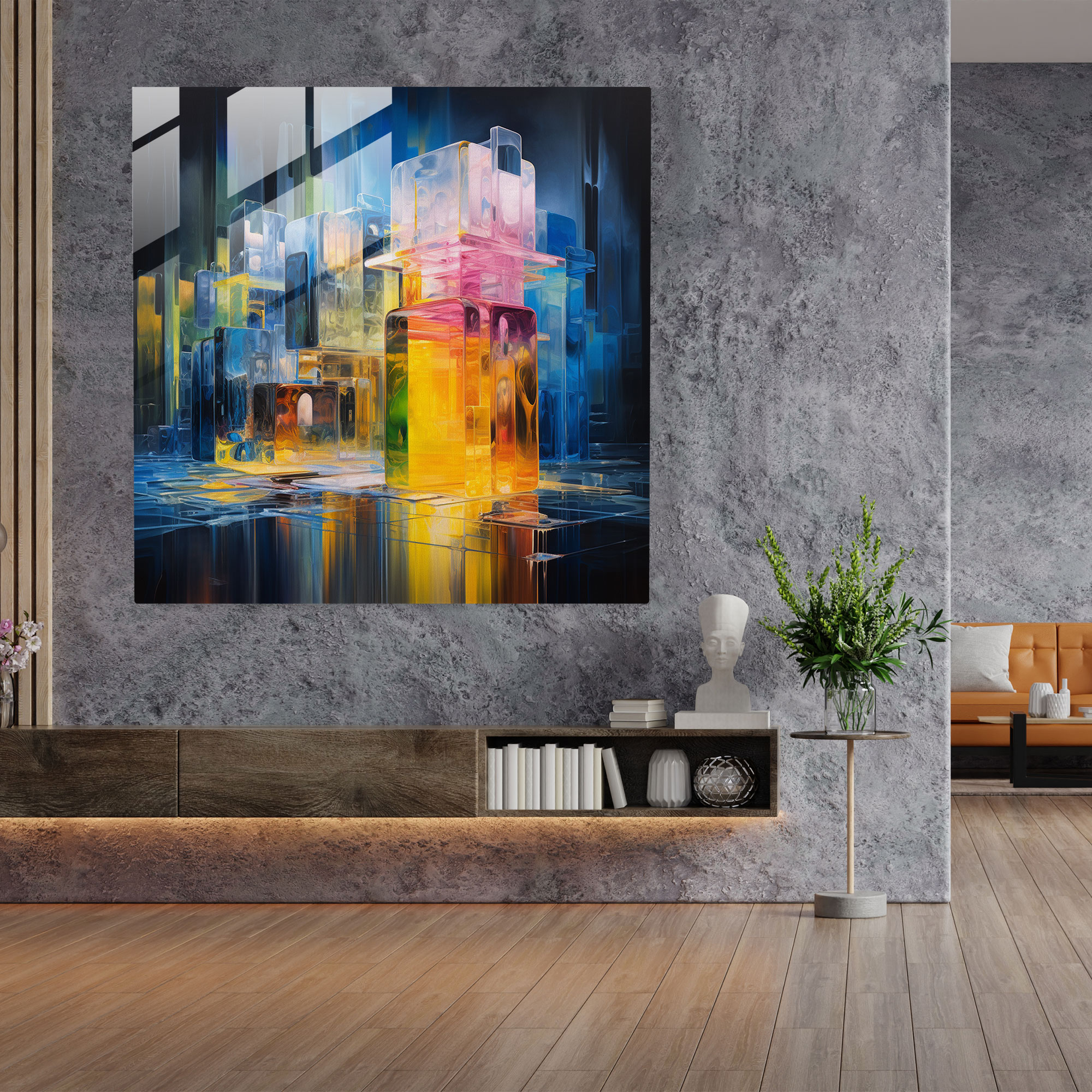 Kaaba Glass Print - Kaaba, Home Decoration, Spirituality, Glass Print