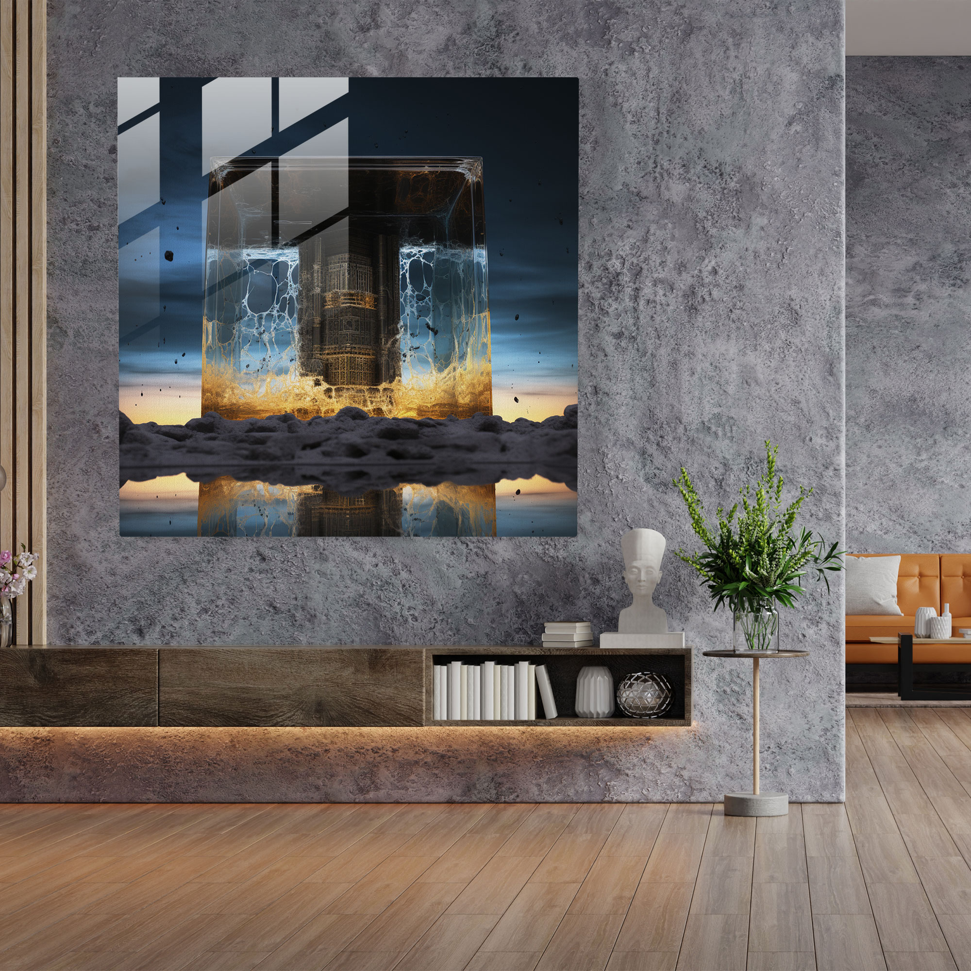 Kaaba Expressive Glass Print - Kaaba, Expressive Design, Kaaba, Spirituality
