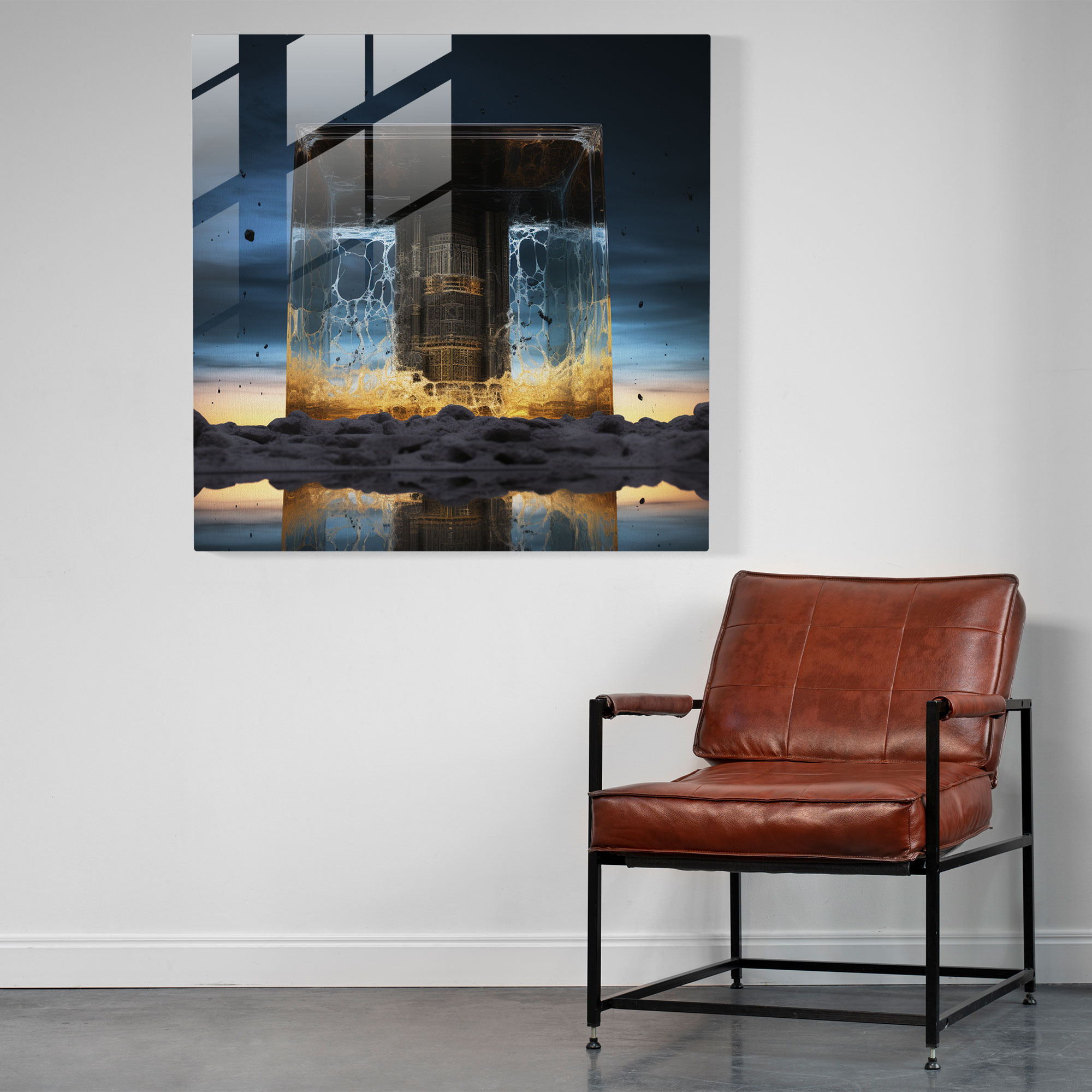 Kaaba Expressive Glass Print - Kaaba, Expressive Design, Kaaba, Spirituality